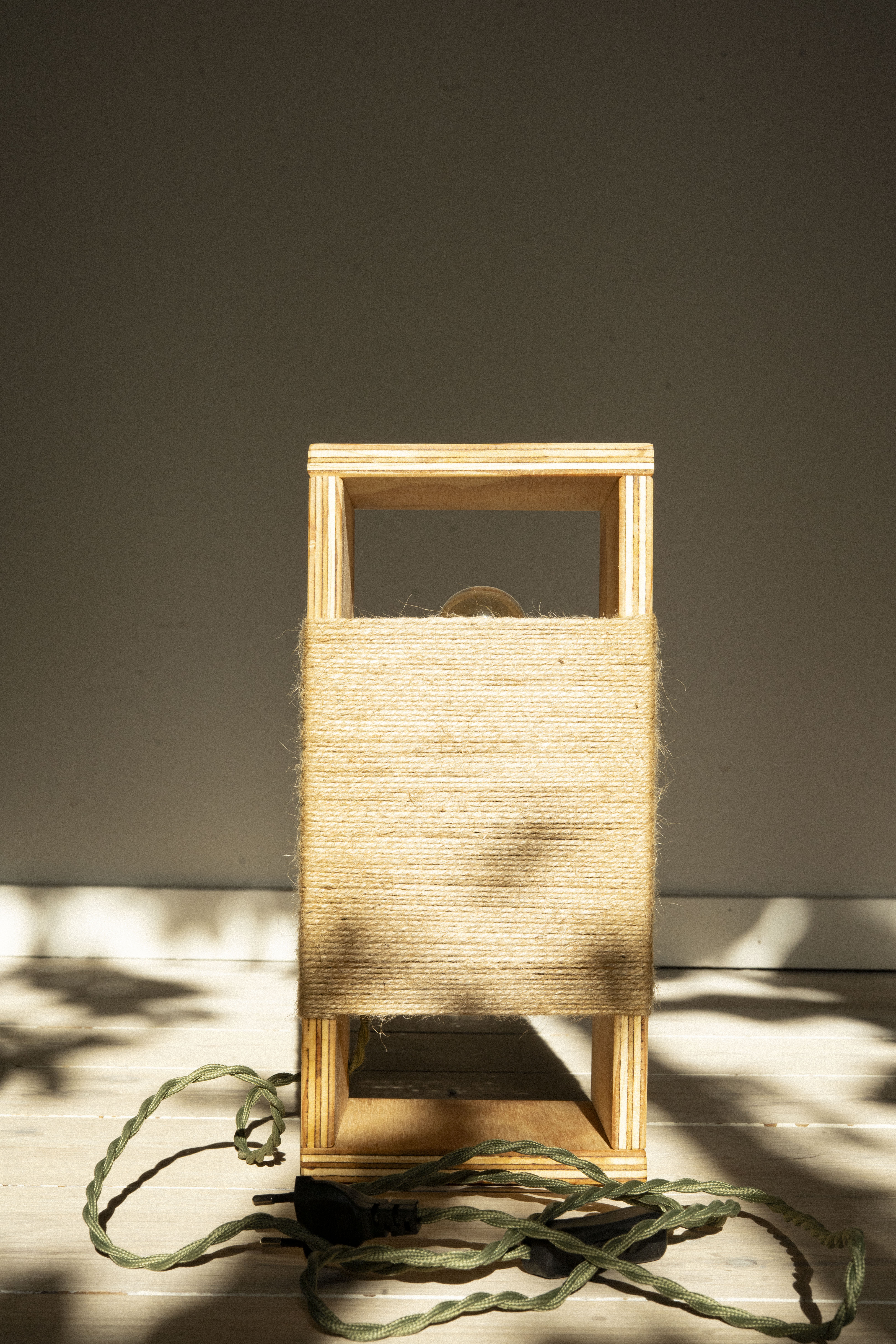 Handmade Wooden Lamp