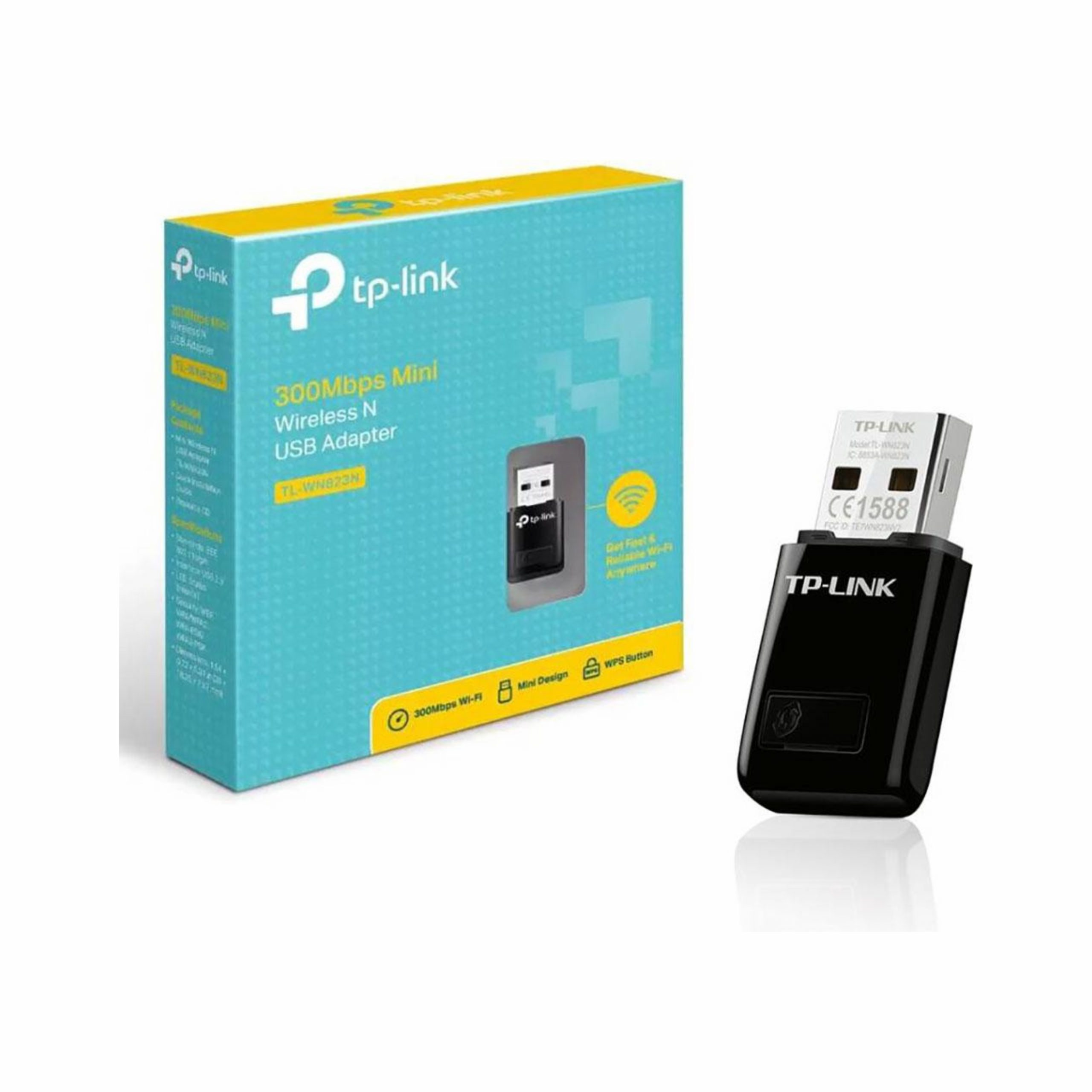 Adaptador USB TP-Link Wireless N Mini 300Mbps