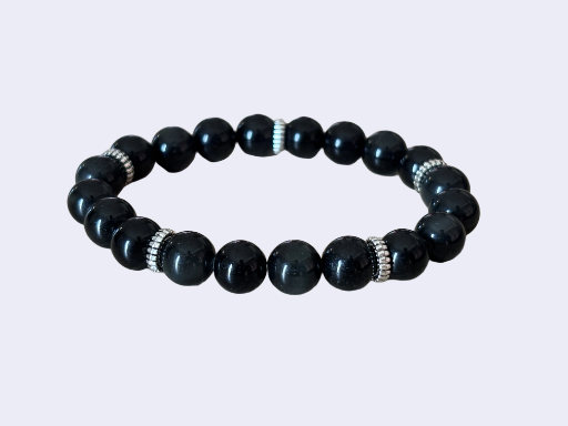 Bracelet Obsidia – Élégance Mystique en Obsidienne Noire