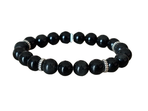 Bracelet Obsidia – Élégance Mystique en Obsidienne Noire