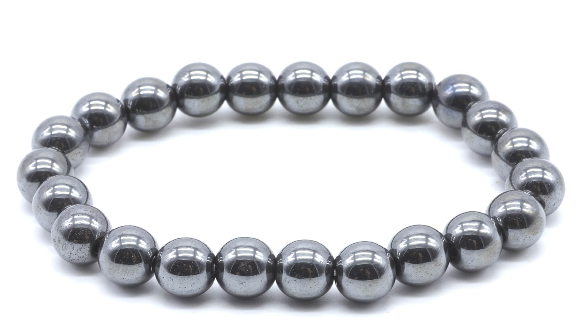 Bracelet en Hématite - Perles de 8mm 