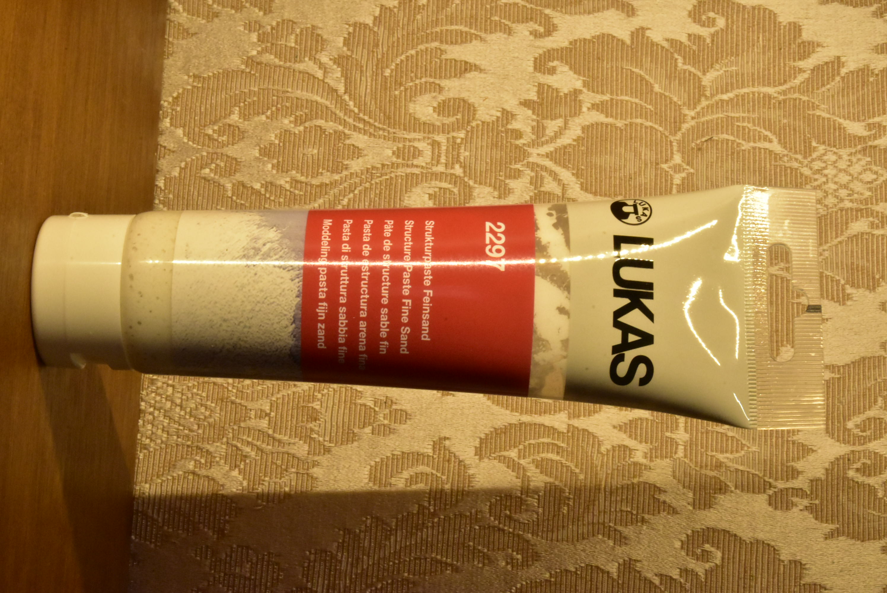 LUKAS PASTA DI STRUTTURA ACRILICA  SABBIA FINE 125ML