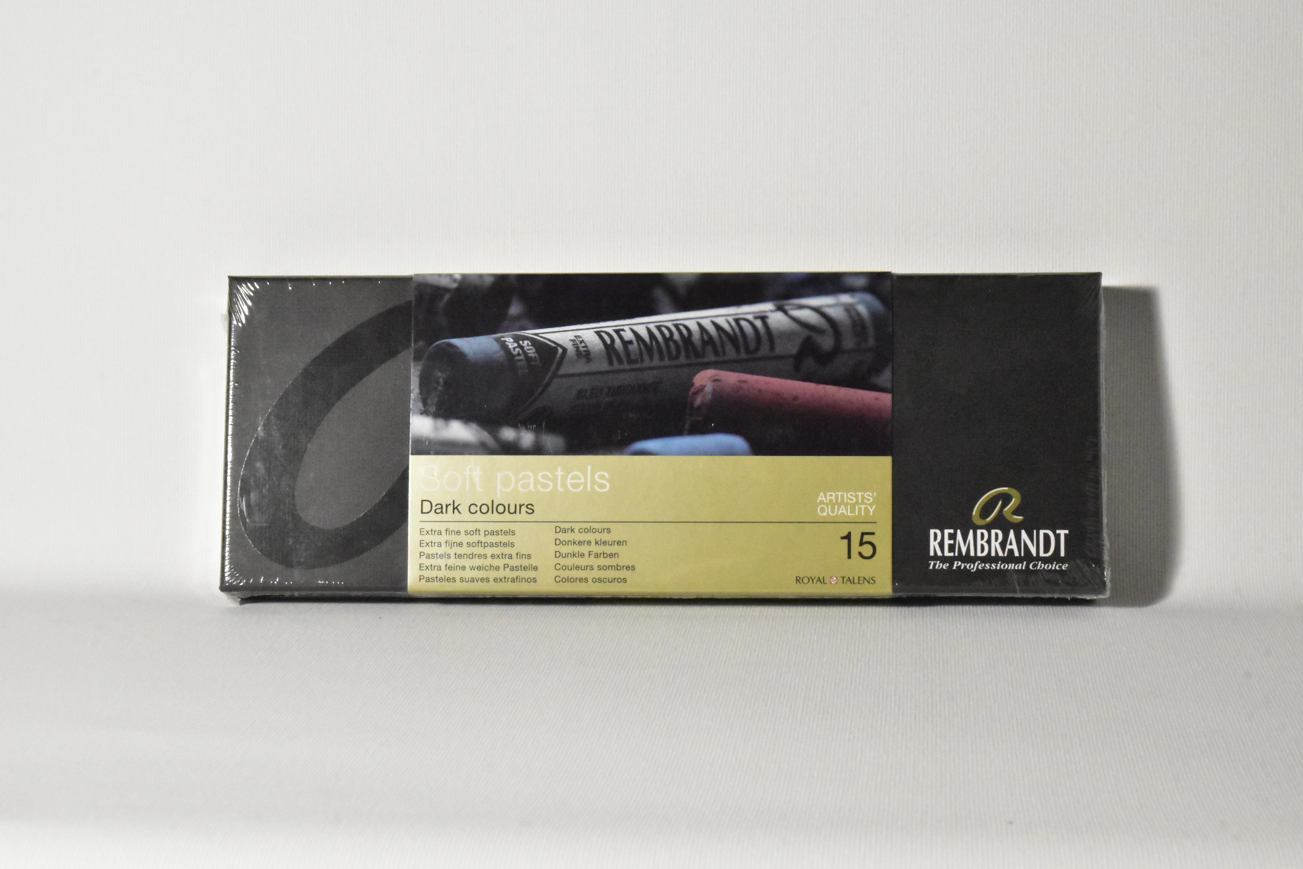 ROYAL TALENS REMBRANDT SET PASTELLI MORBIDI  TINTE SCURE 15 PZ