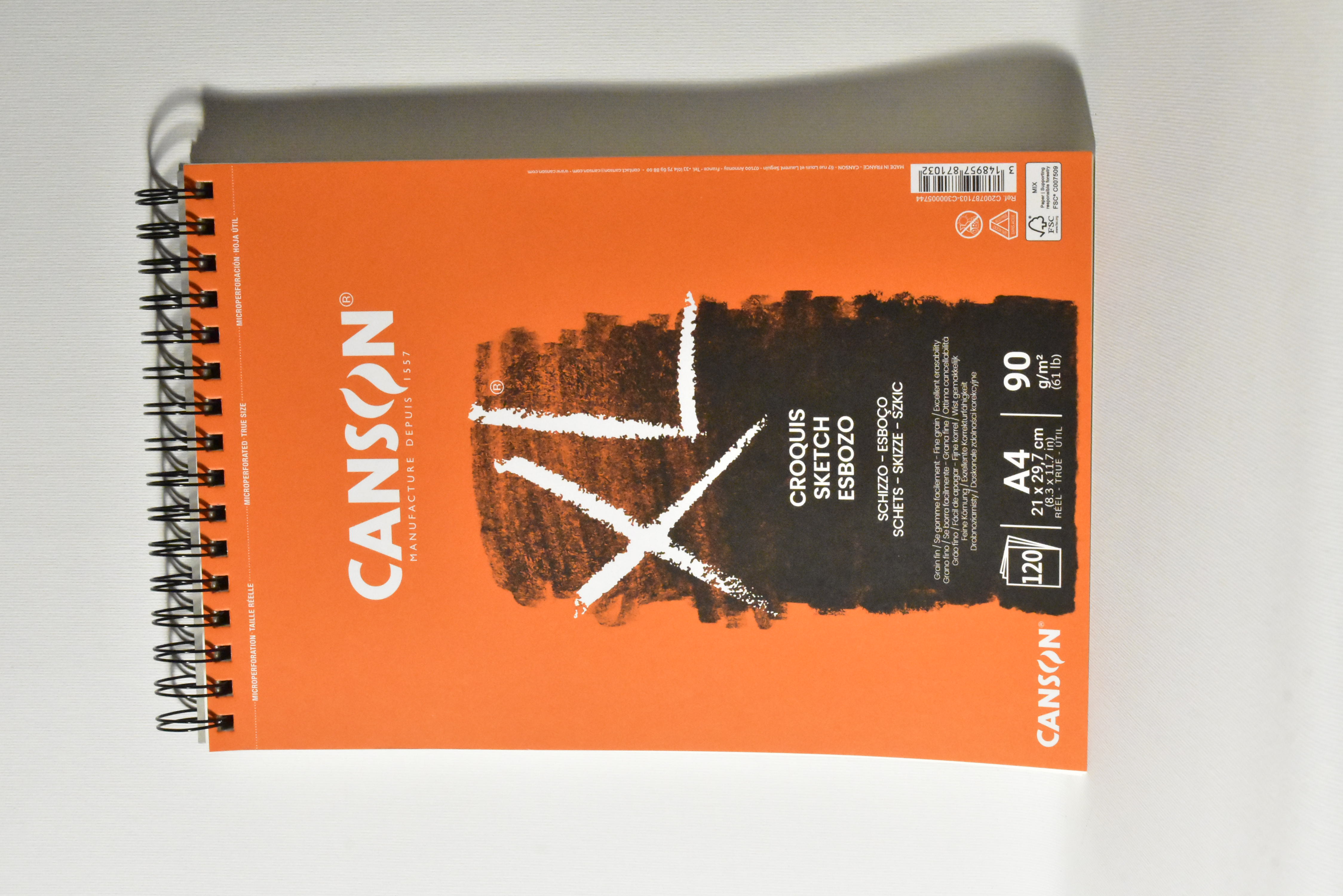 CANSON Album XL Sketch CROQ 120F 90G			