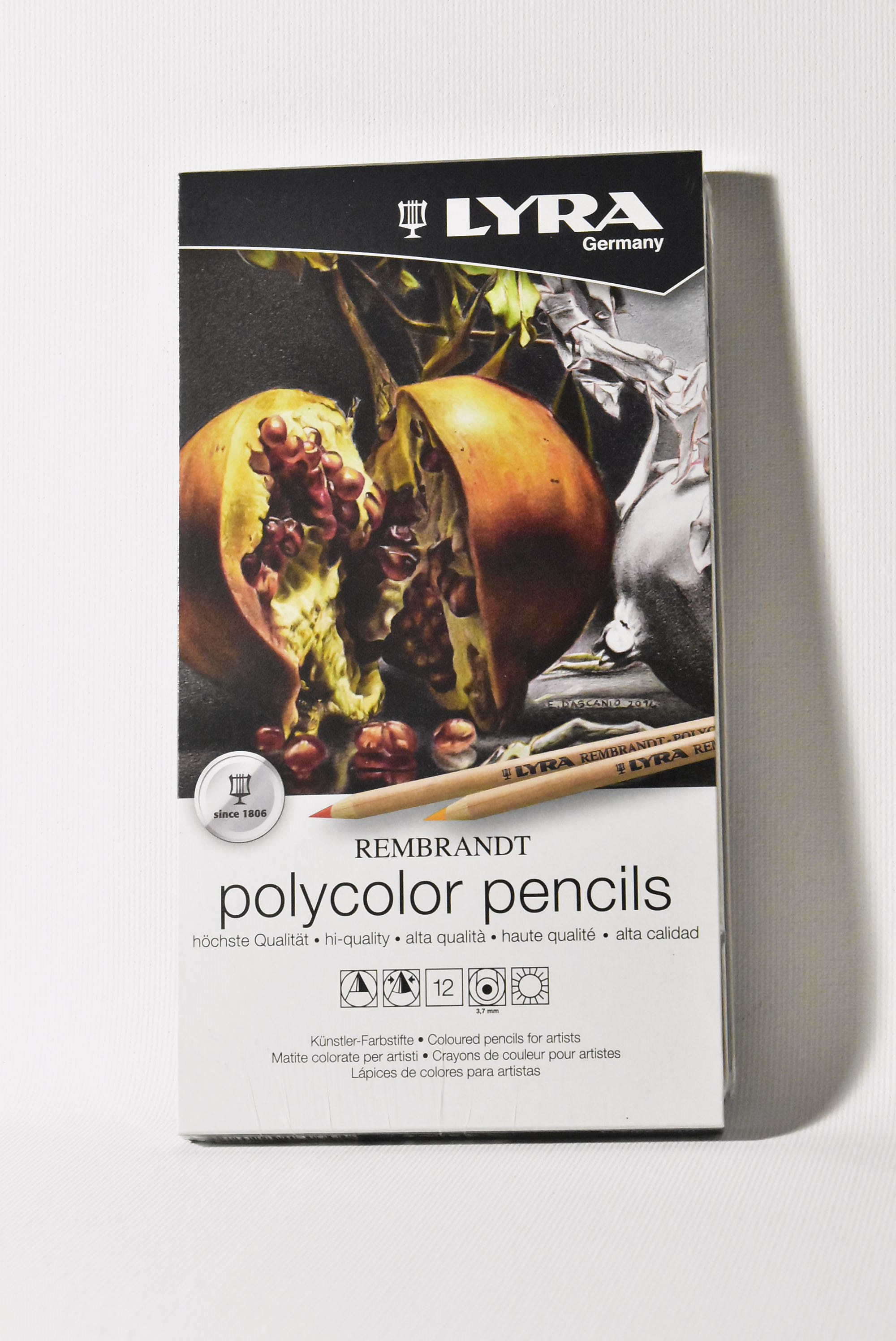 LYRA  REMBRANDT MATITE COLORATE POLYCOLOR SET 12 PZ			