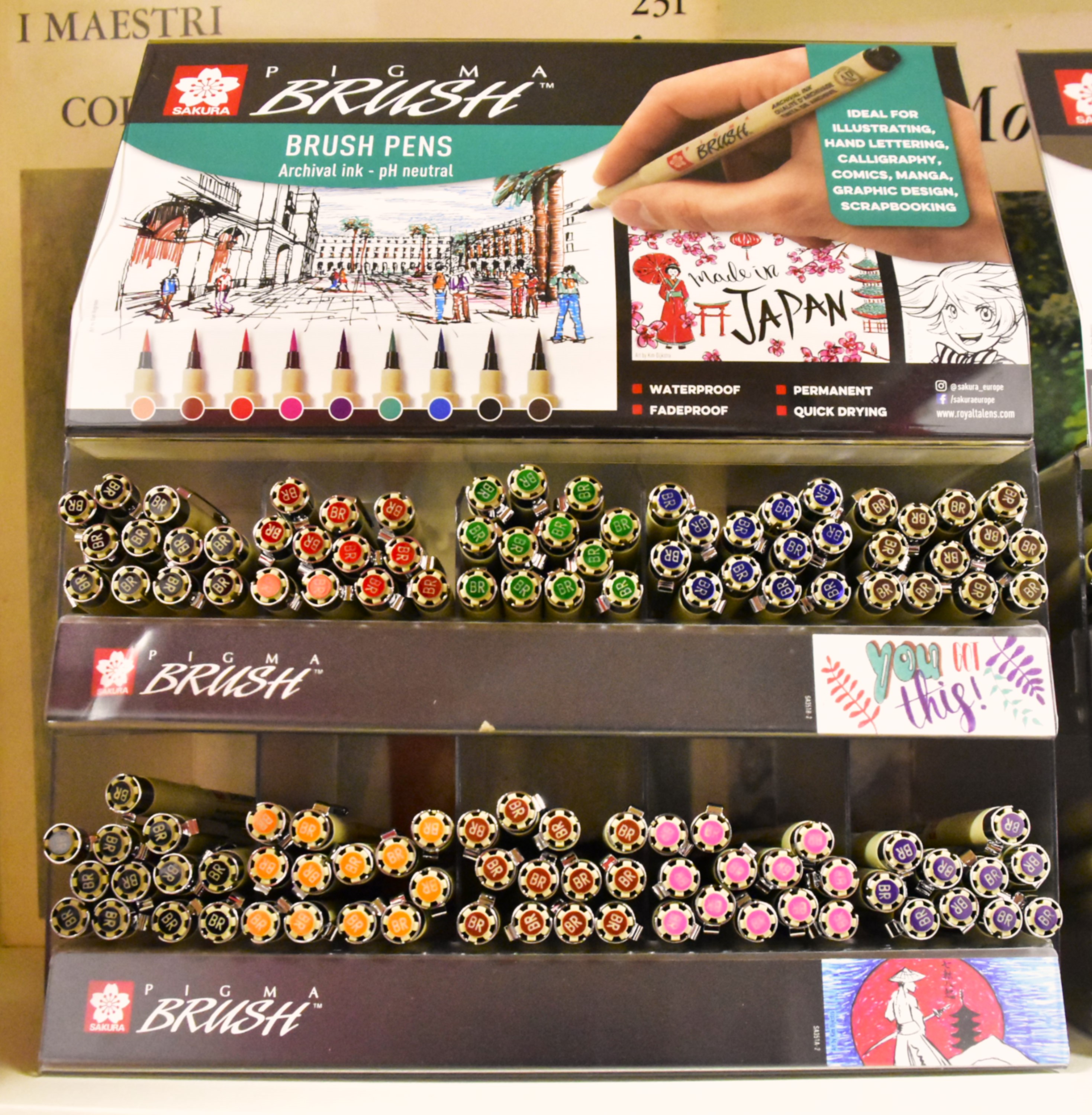 SAKURA Pennarello Pigma Brush con punta a pennello