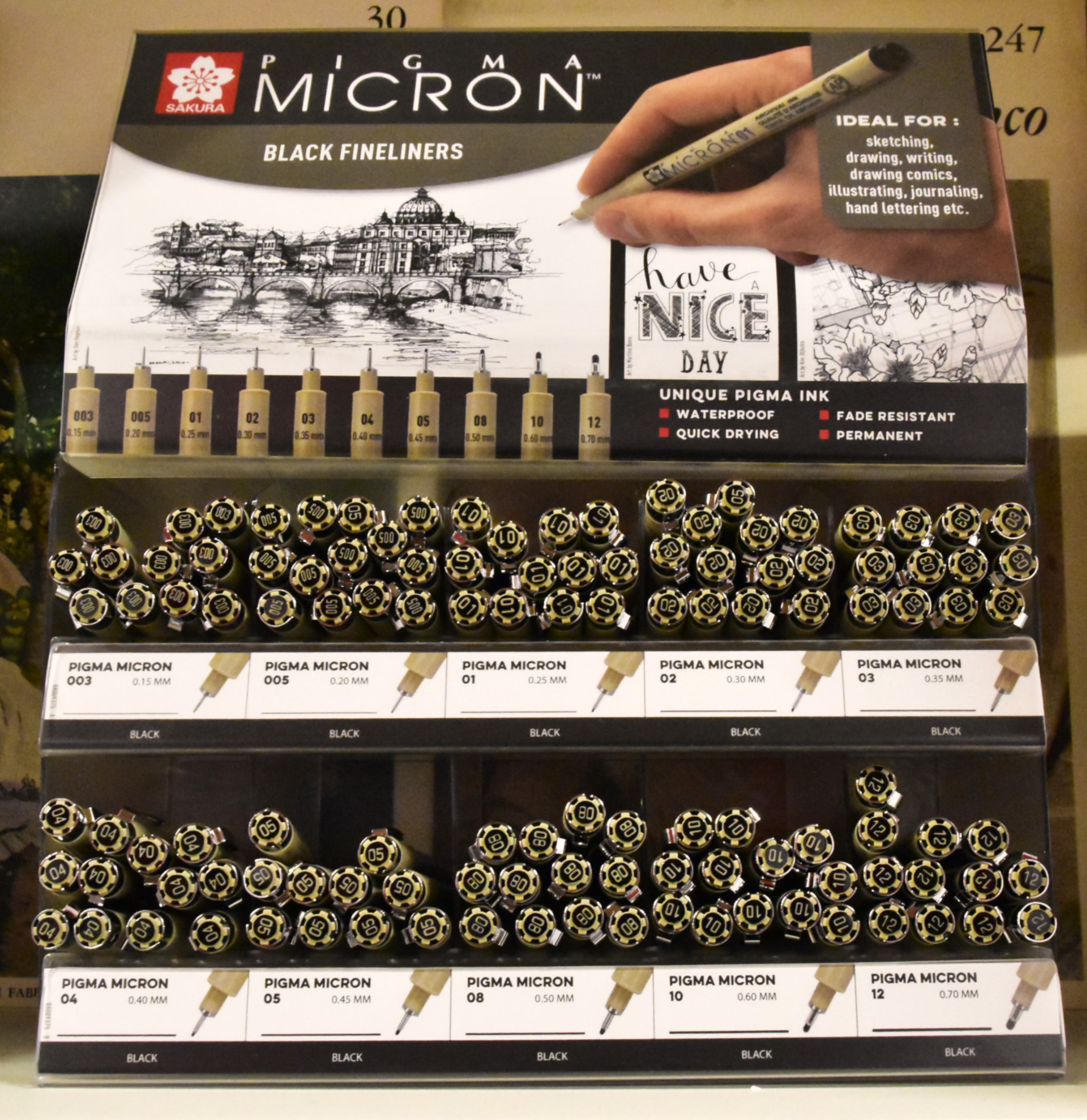 SAKURA Fineliner pennini Pigma Micron
