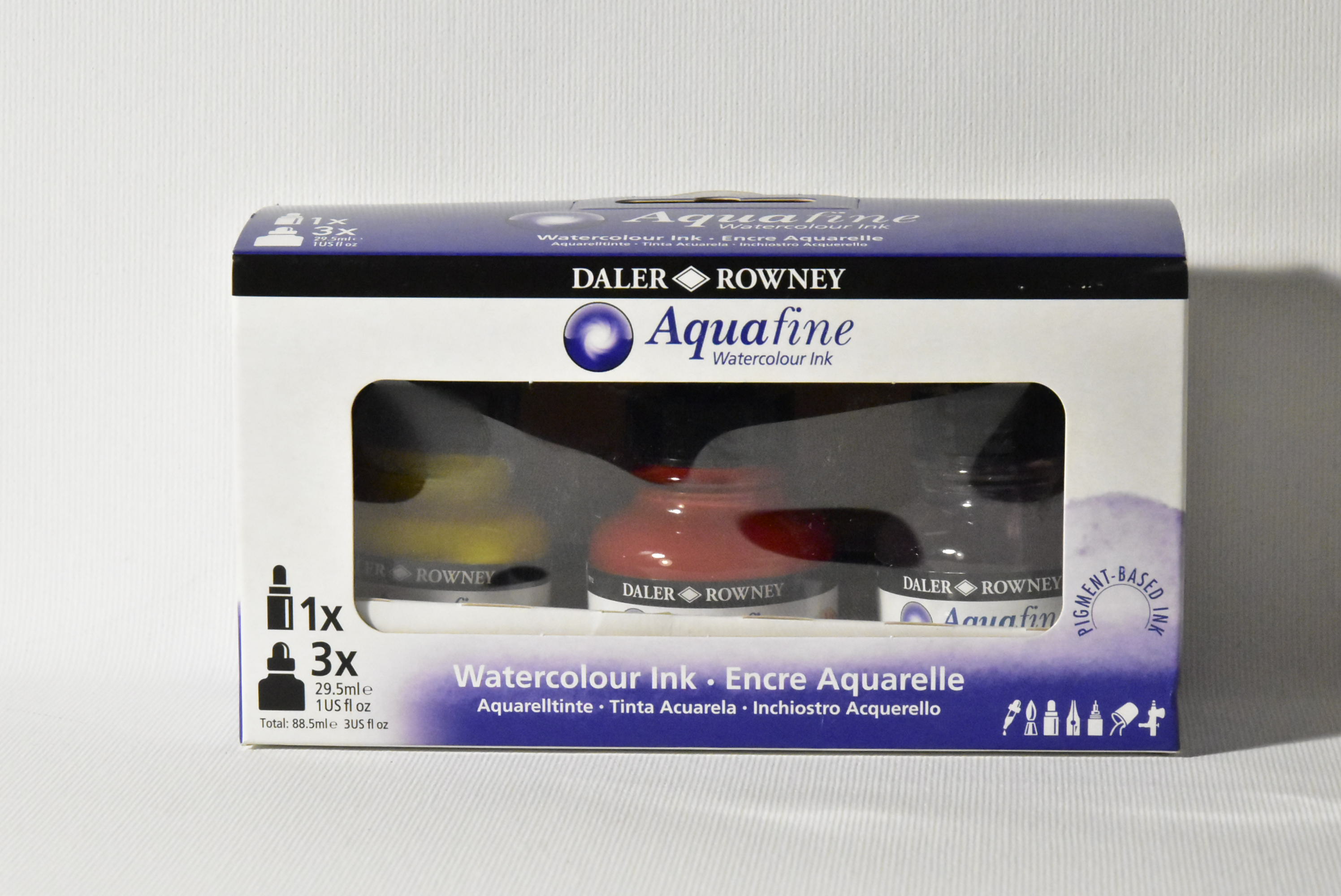 DALER ROWNEY  AQUAFINE SET INCHIOSTRI A BASE ACQUA STARTER SET 3X29.5ML 