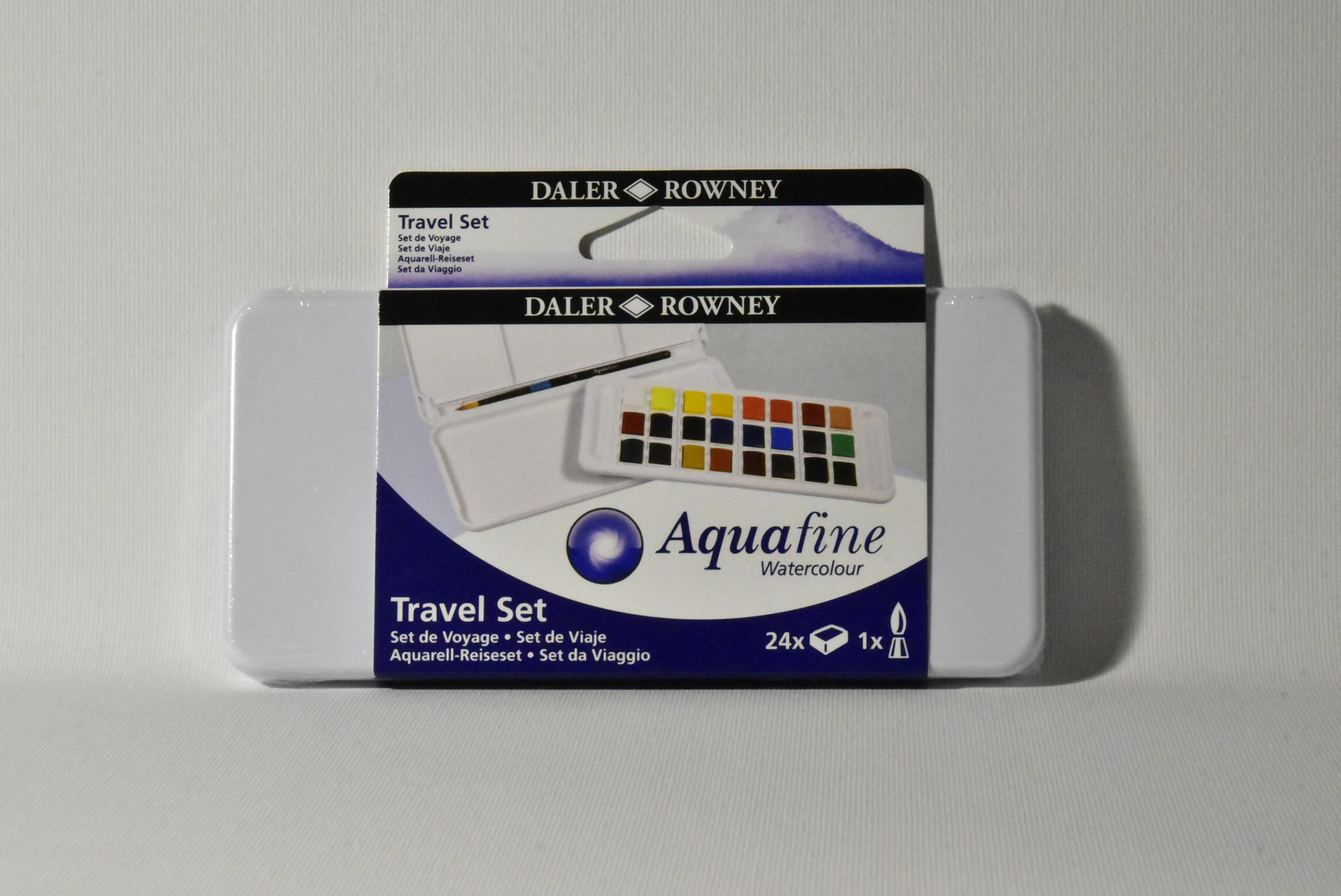 DALER ROWNEY AQUAFINE ACQUERELLI TRAVEL SET 24pz		