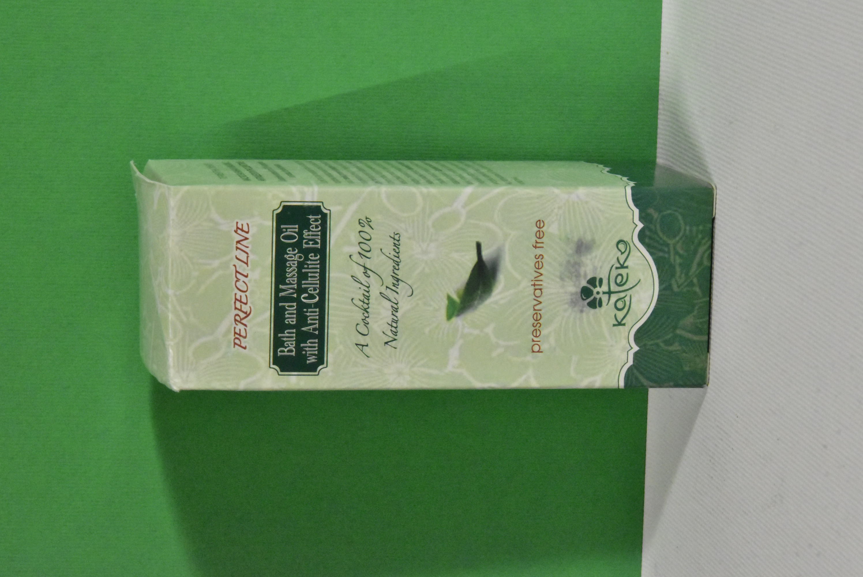 KATEKO Olio per massaggi anticellulite Perfect line 100% naturale