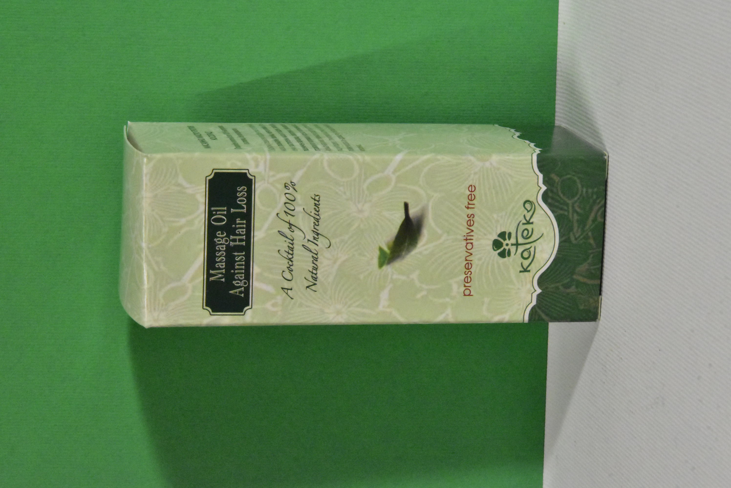 KATEKO Olio per massaggi contro la caduta di capelli 100% naturale