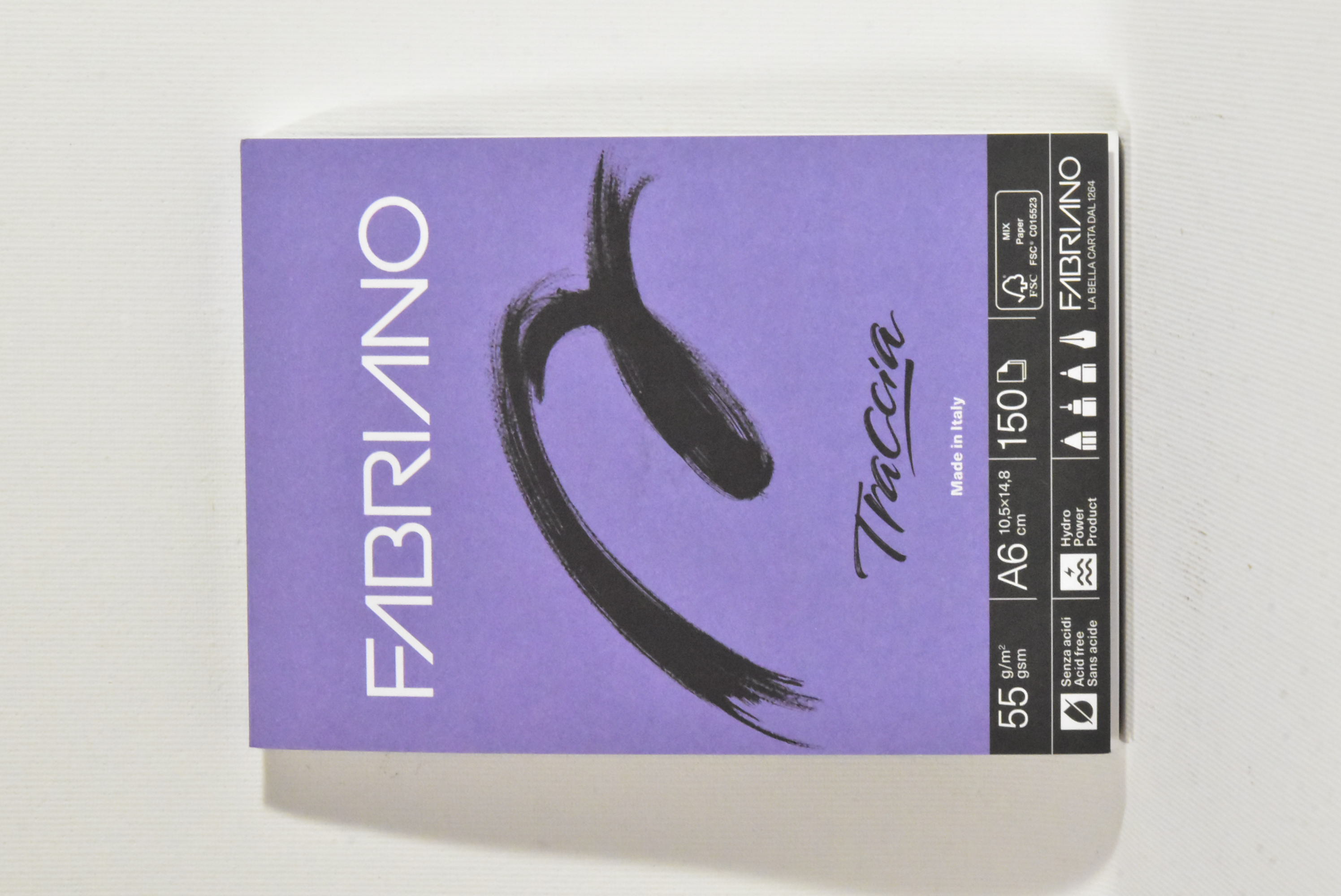 Fabriano Blocco carta per ricalco e schizzi TRACCIA 150FG 55G