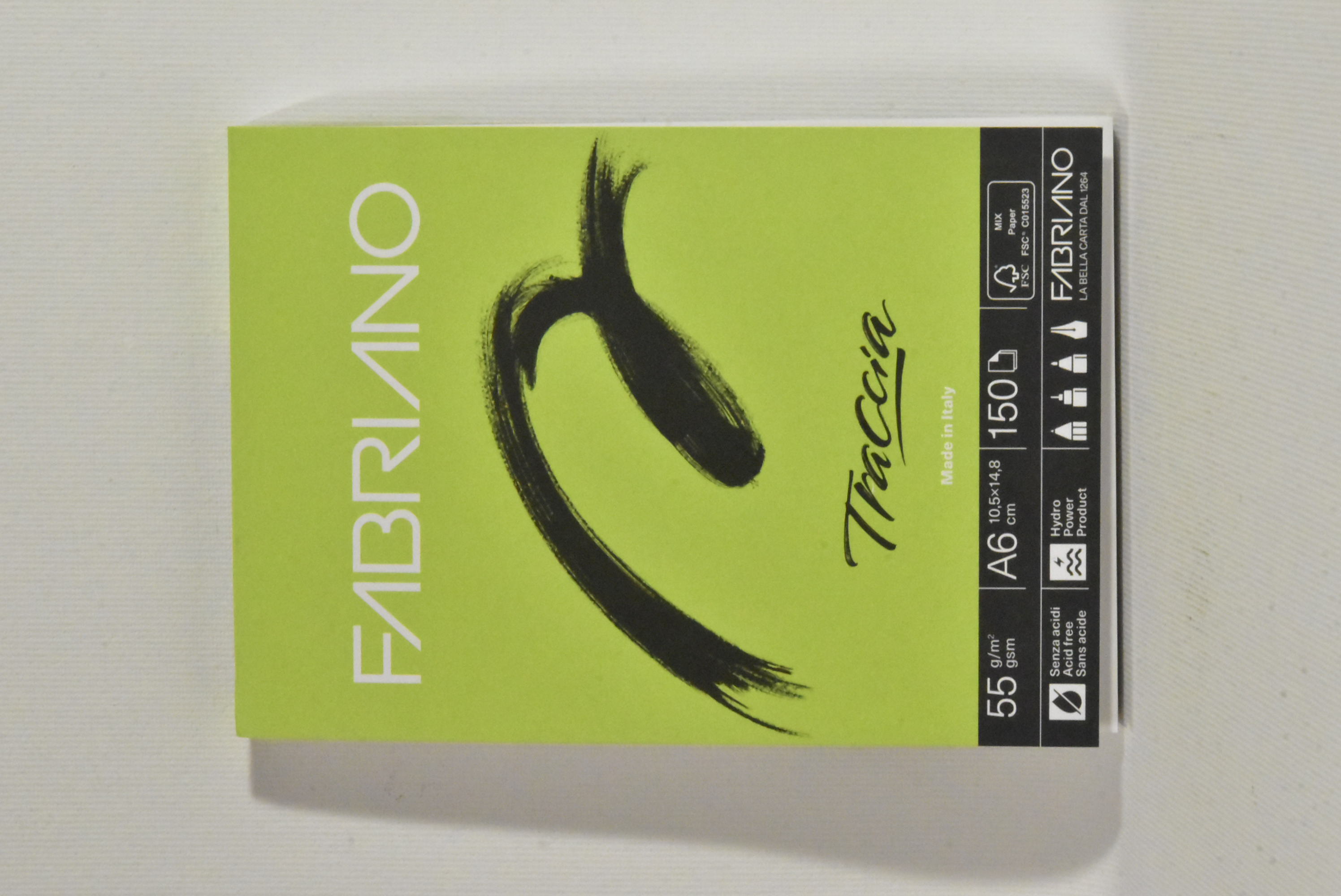 Fabriano Blocco carta per ricalco e schizzi TRACCIA 150FG 55G