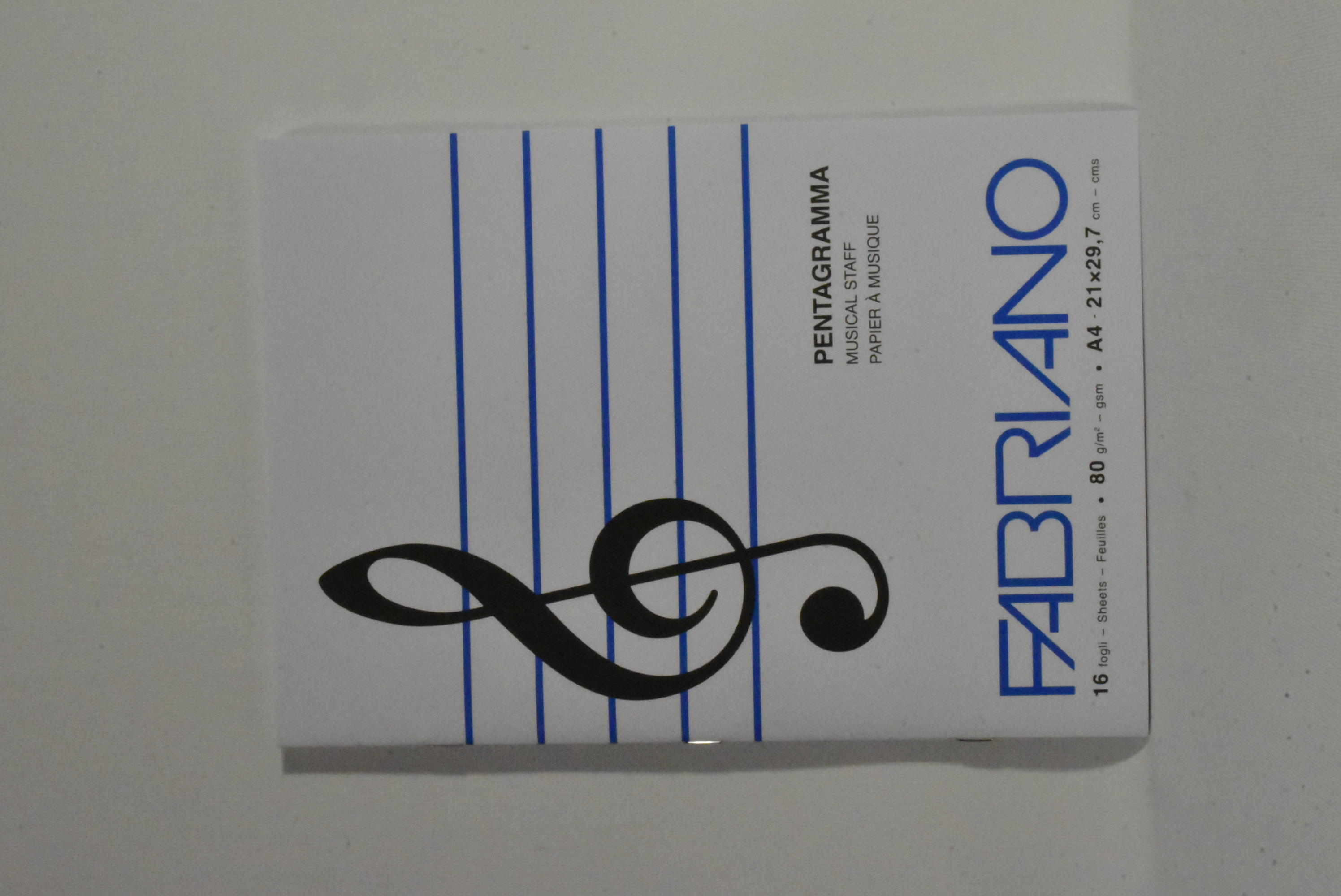 Fabriano Album musica rigato pentagramma 10 unità