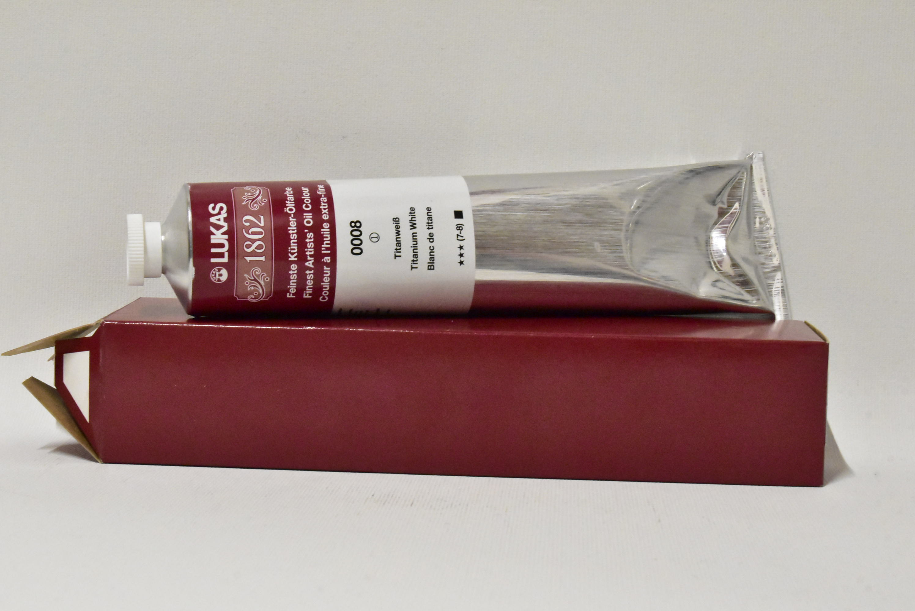 LUKAS 1862 COLORE A OLIO BIANCO TITANIO 200ML