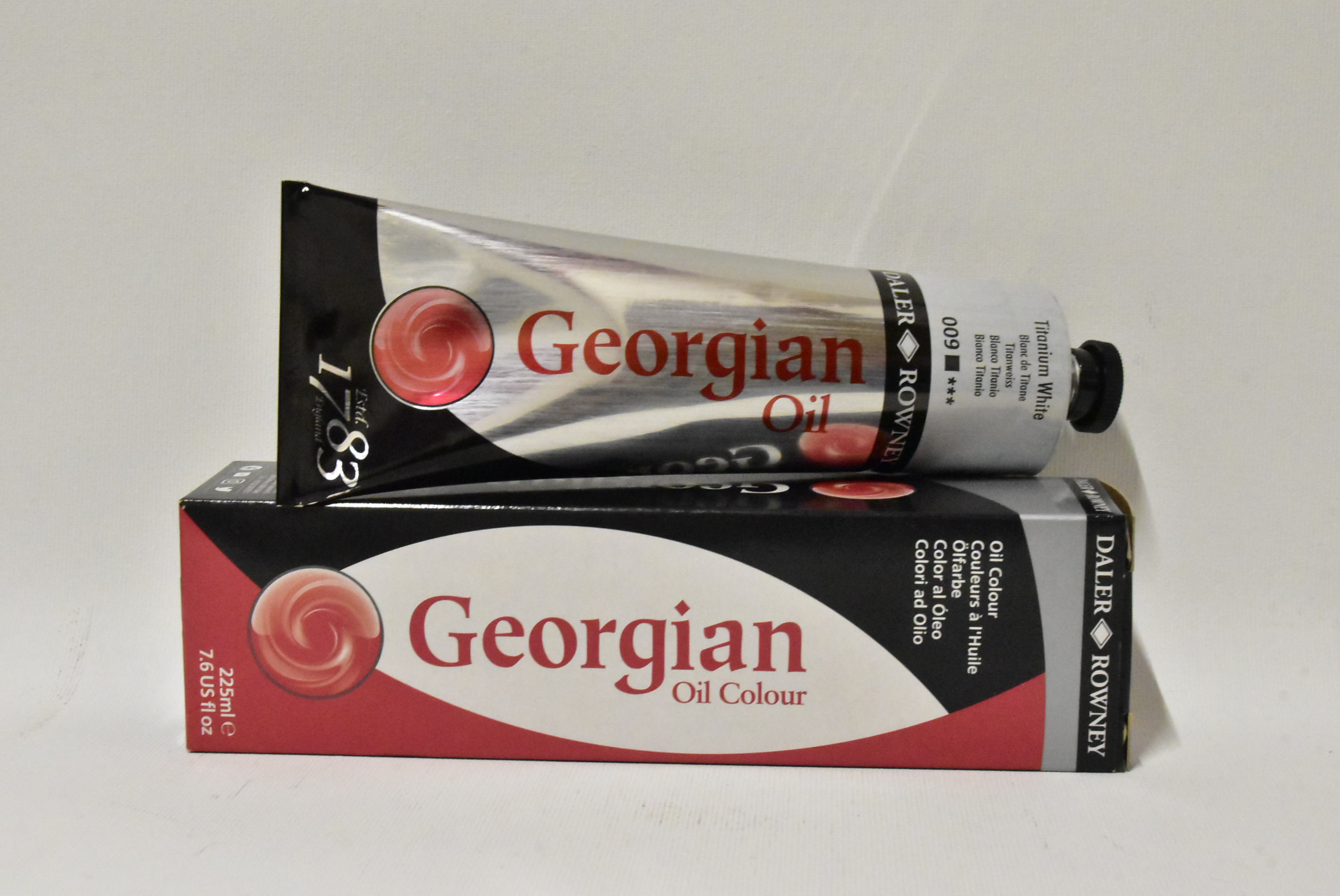 DALER ROWNEY GEORGIAN COLORE A OLIO 225ML BIANCO TITANIO 