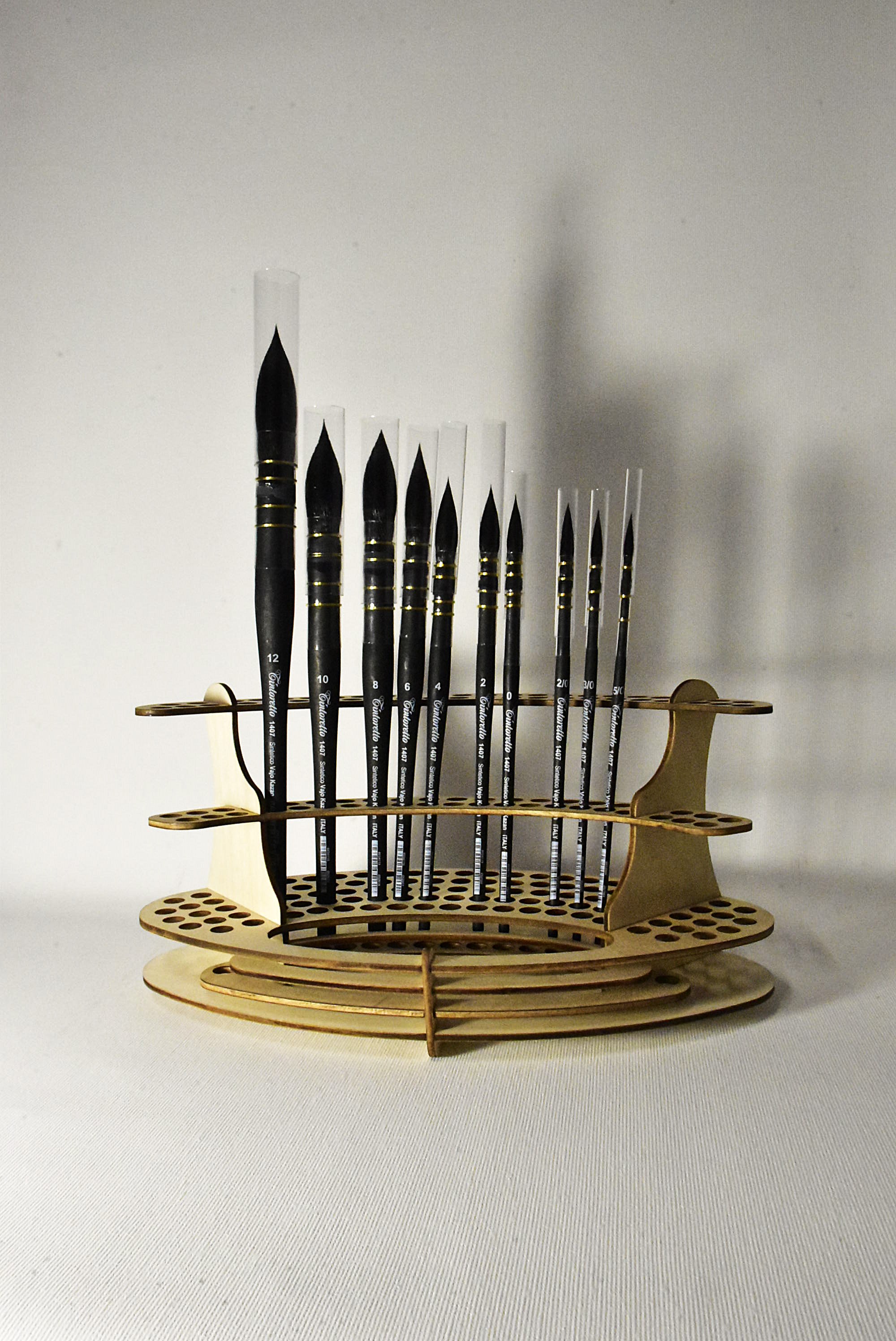 Tintoretto 1407 Pennello Tradizionale Mop Sintetico Vajo tondo a punta acquerello