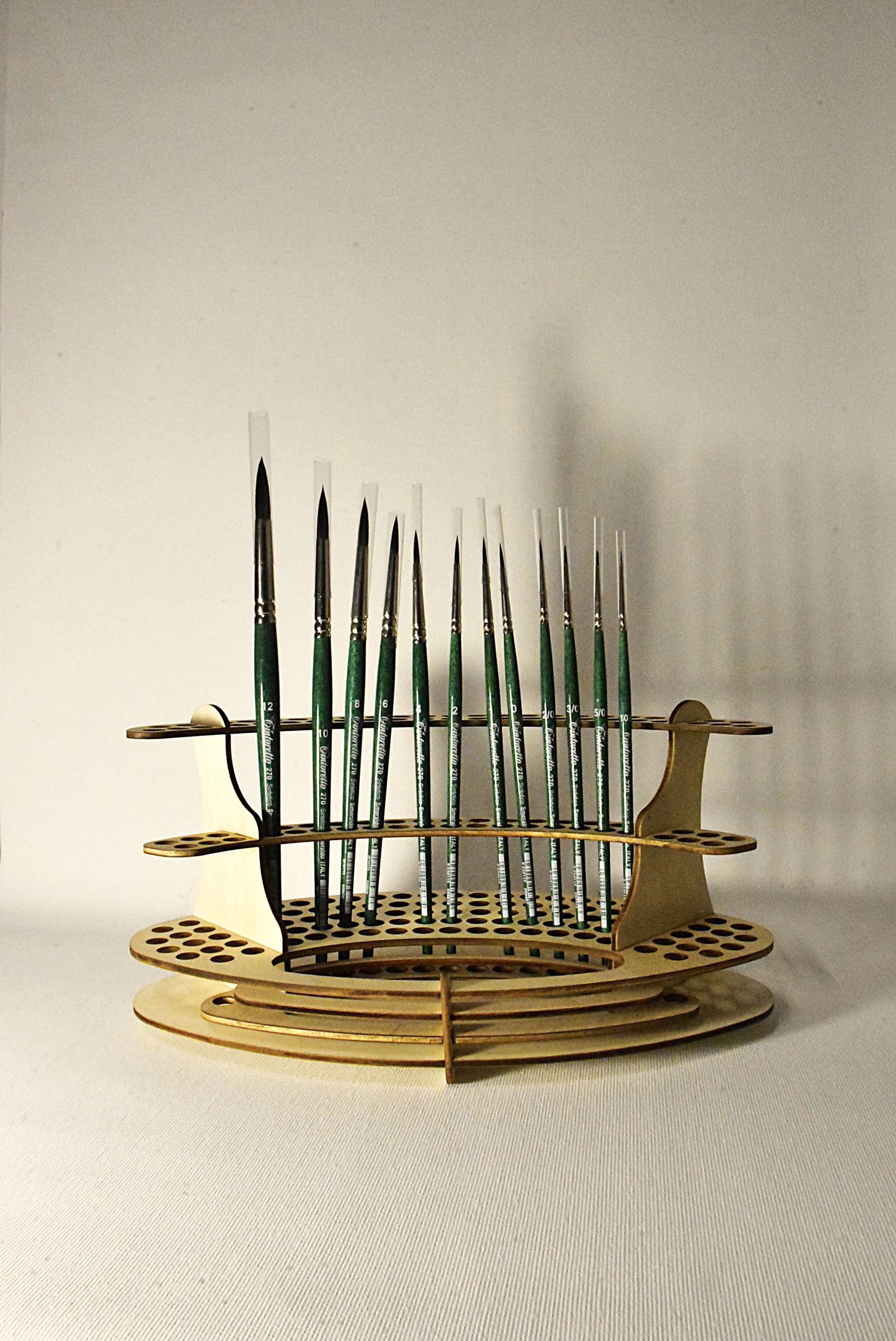 Tintoretto 270	Pennello Sintetico Smeraldo tondo manico corto pittura a olio