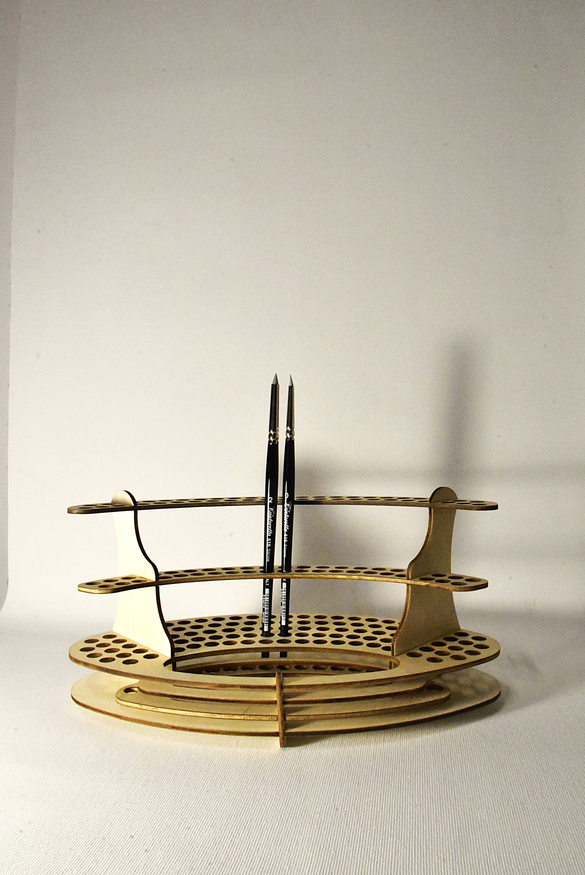 Tintoretto 616 Pennello Silicone Conico Qualità Professionale per Dettagli Fini