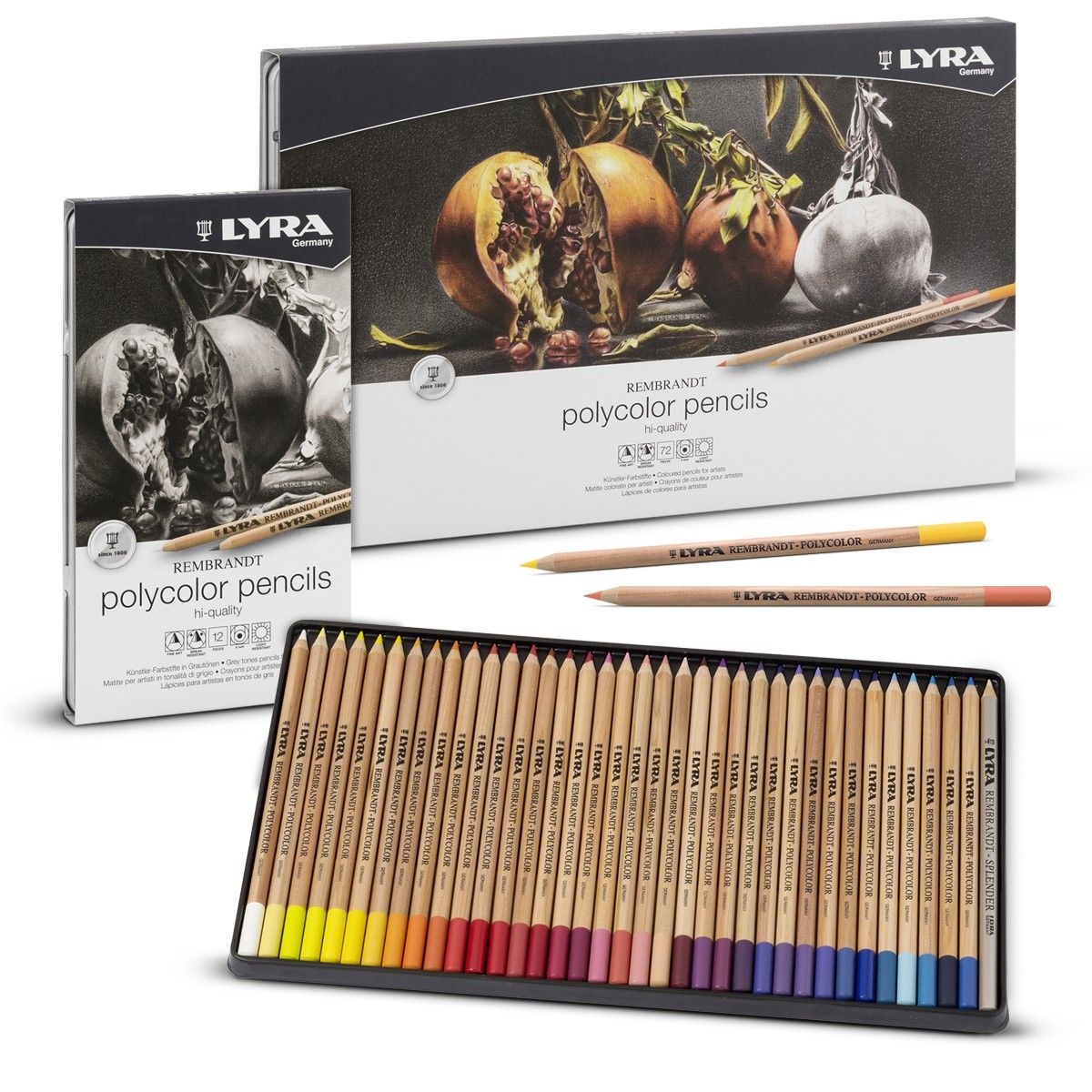 LYRA REMBRANDT MATITE COLORATE POLYCOLOR SET   24 PZ			