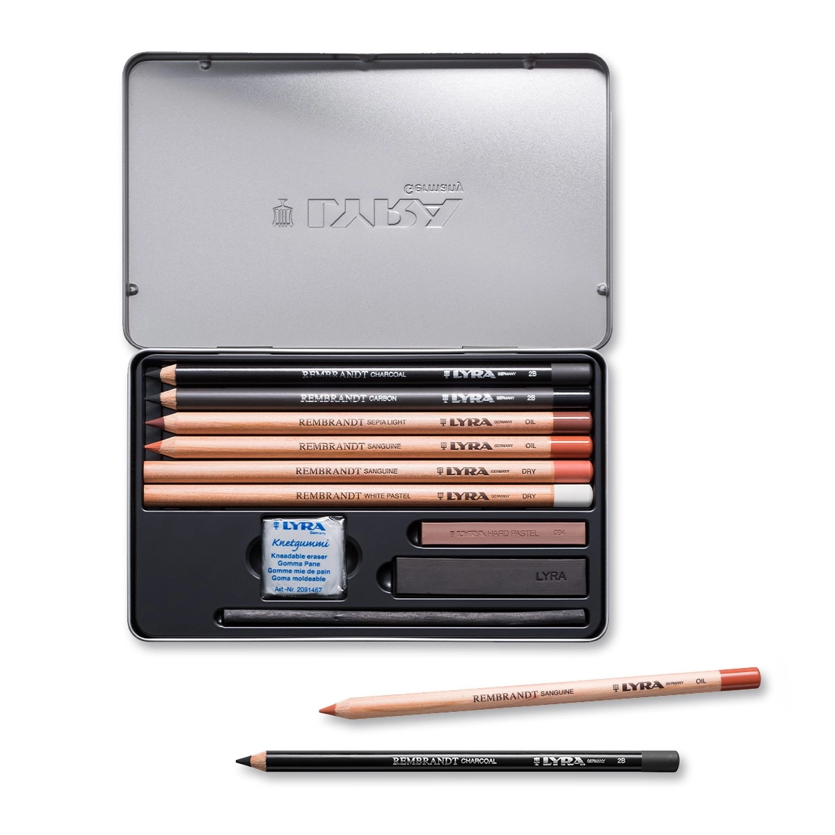 LYRA REMBRANDT SET MATITE PER SKETCHING  10 PZ			