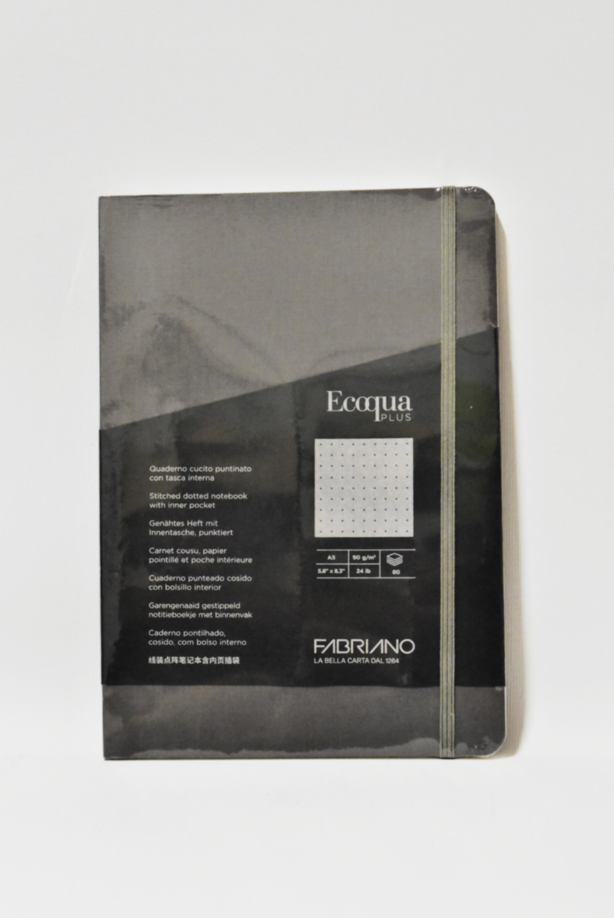 Fabriano Quaderno ECOQUA PLUS A5 a puntini cucito 90 gr