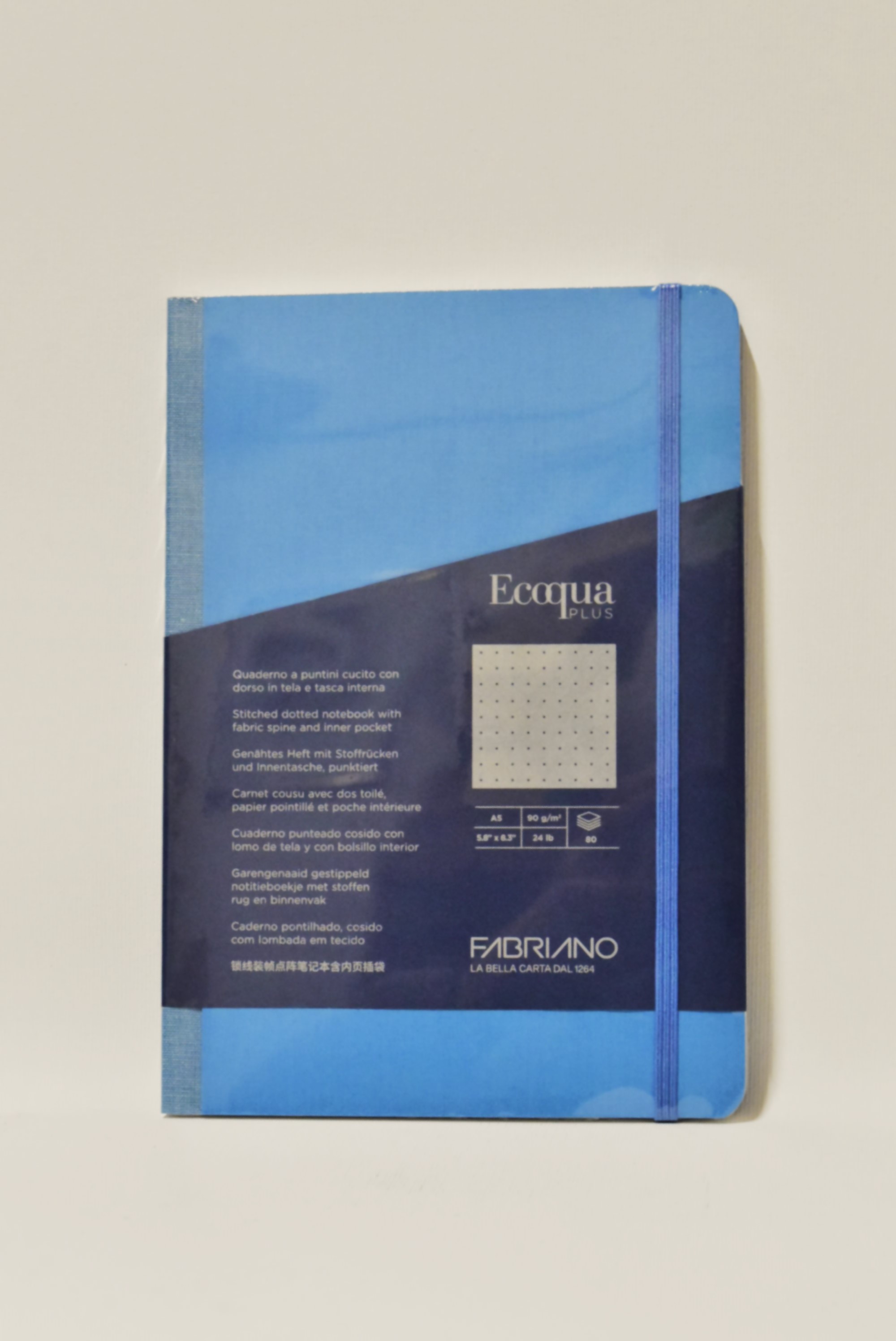 Fabriano Quaderno ECOQUA PLUS A5 a puntini cucito 90 gr