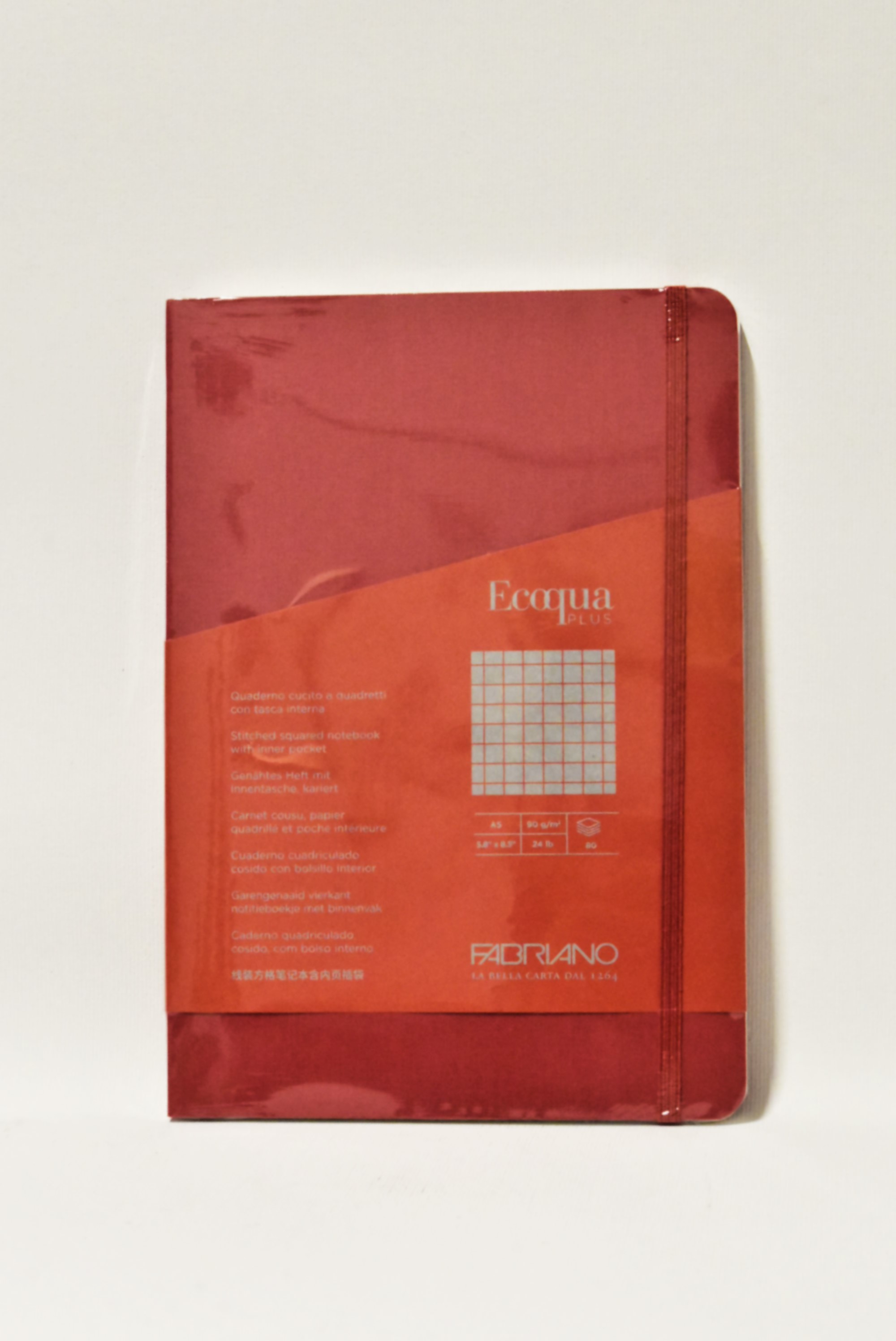 Fabriano Quaderno ECOQUA PLUS A5 cucito a quadretti 90 gr