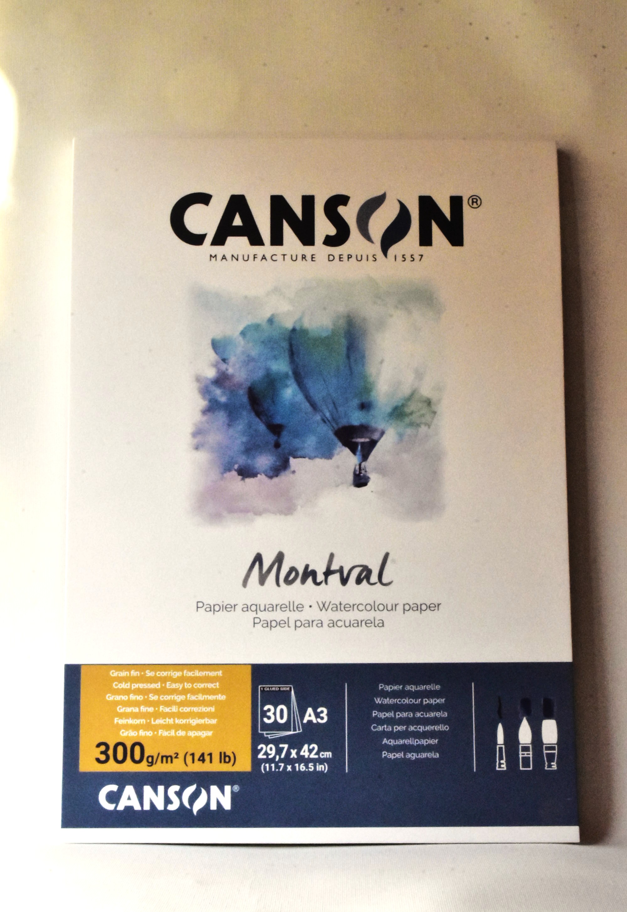 CANSON MontvaL Album per acquerello  A3 30fg 300g 