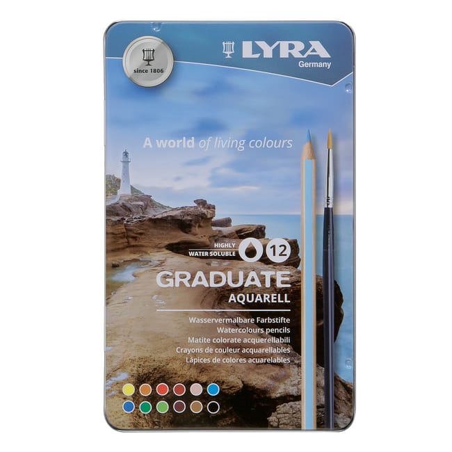 LYRA REMBRANDT  SET MATITE COLORATE ACQUERELLABILI AQUARELL 12 PZ			