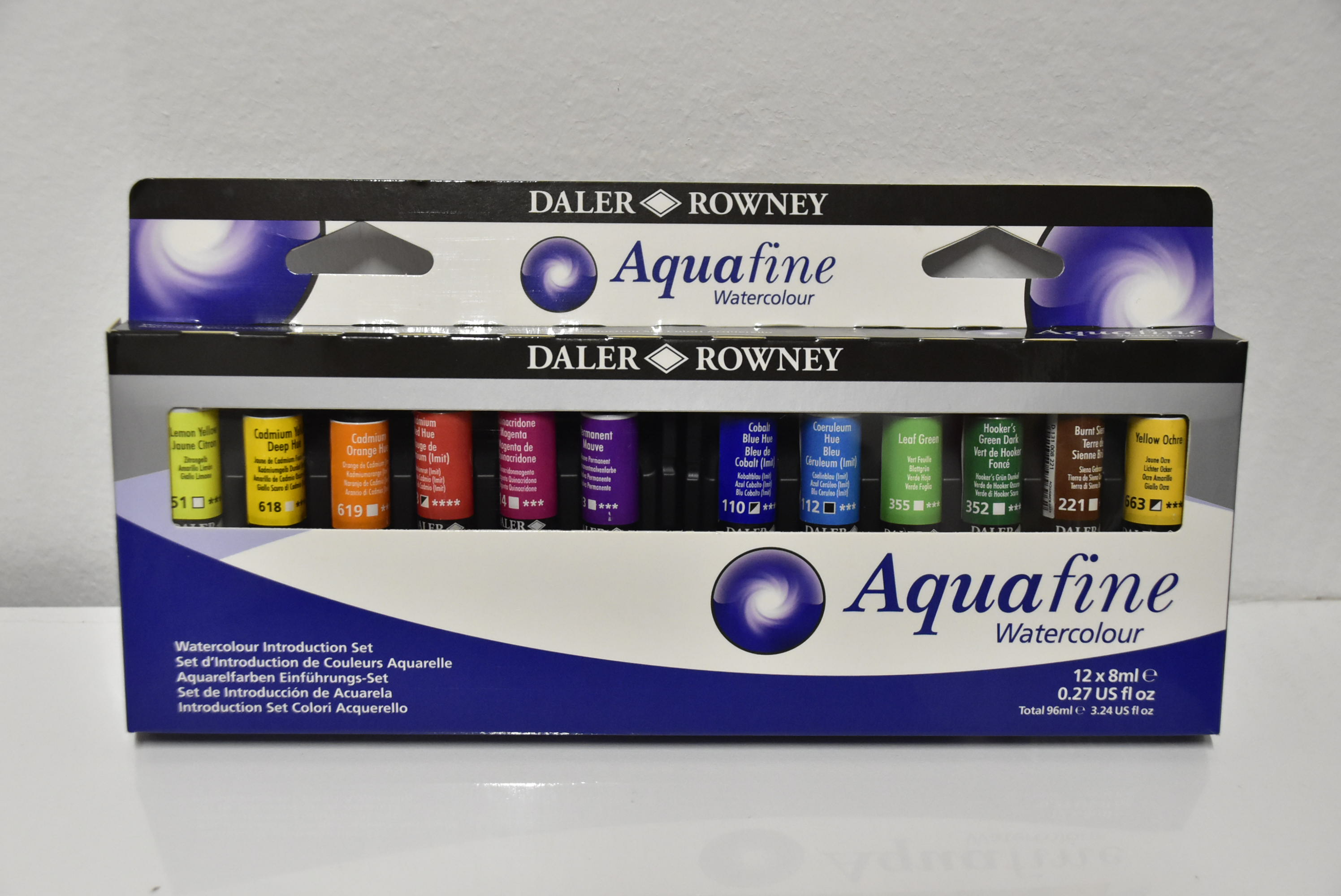 Aquafine Acquerello set 12x8ml