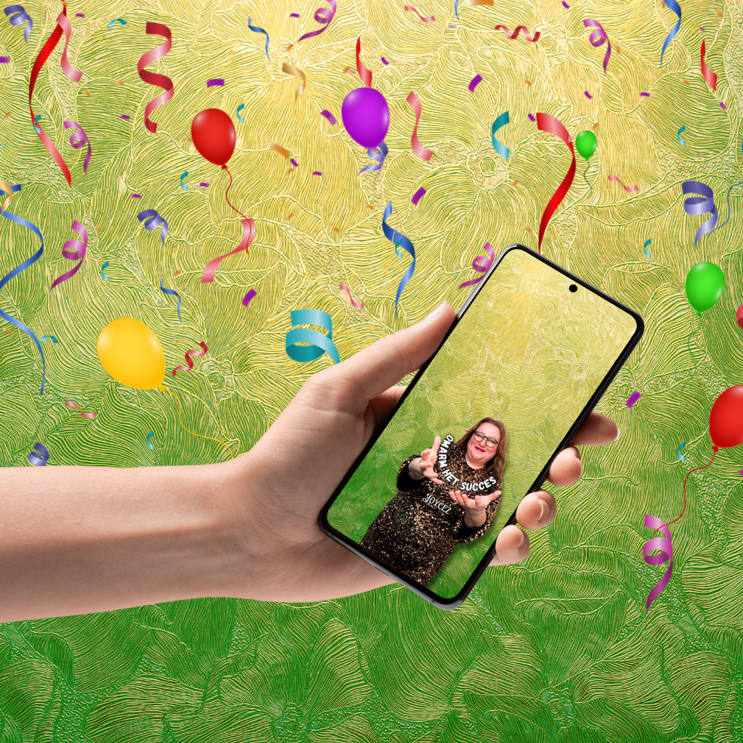 Smartphone Achtergrond Goud/Groen