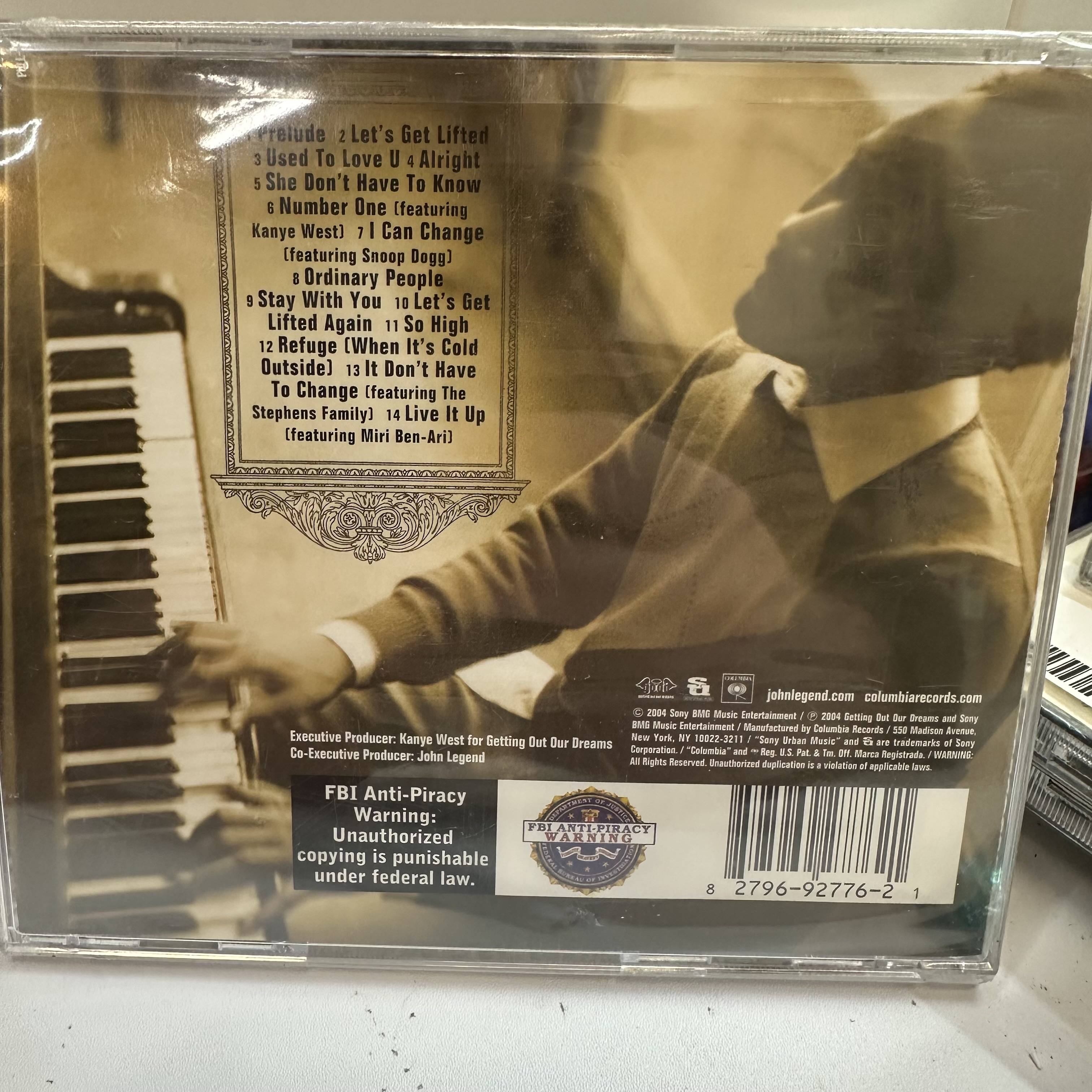 A1257 John Legend new Ordinary People signed cd in plastic