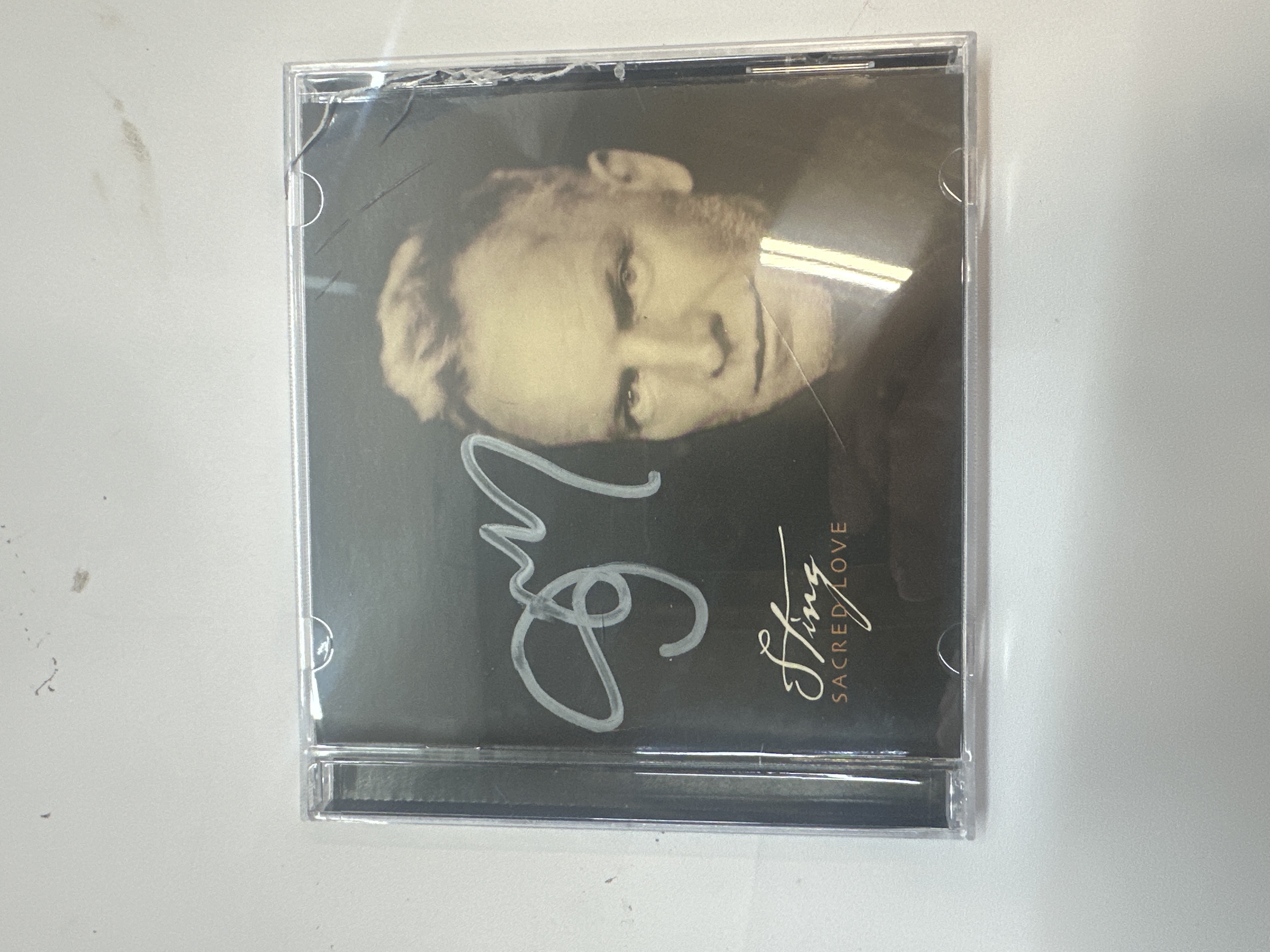 A1251 Sting sacred love, signed, autographed CD