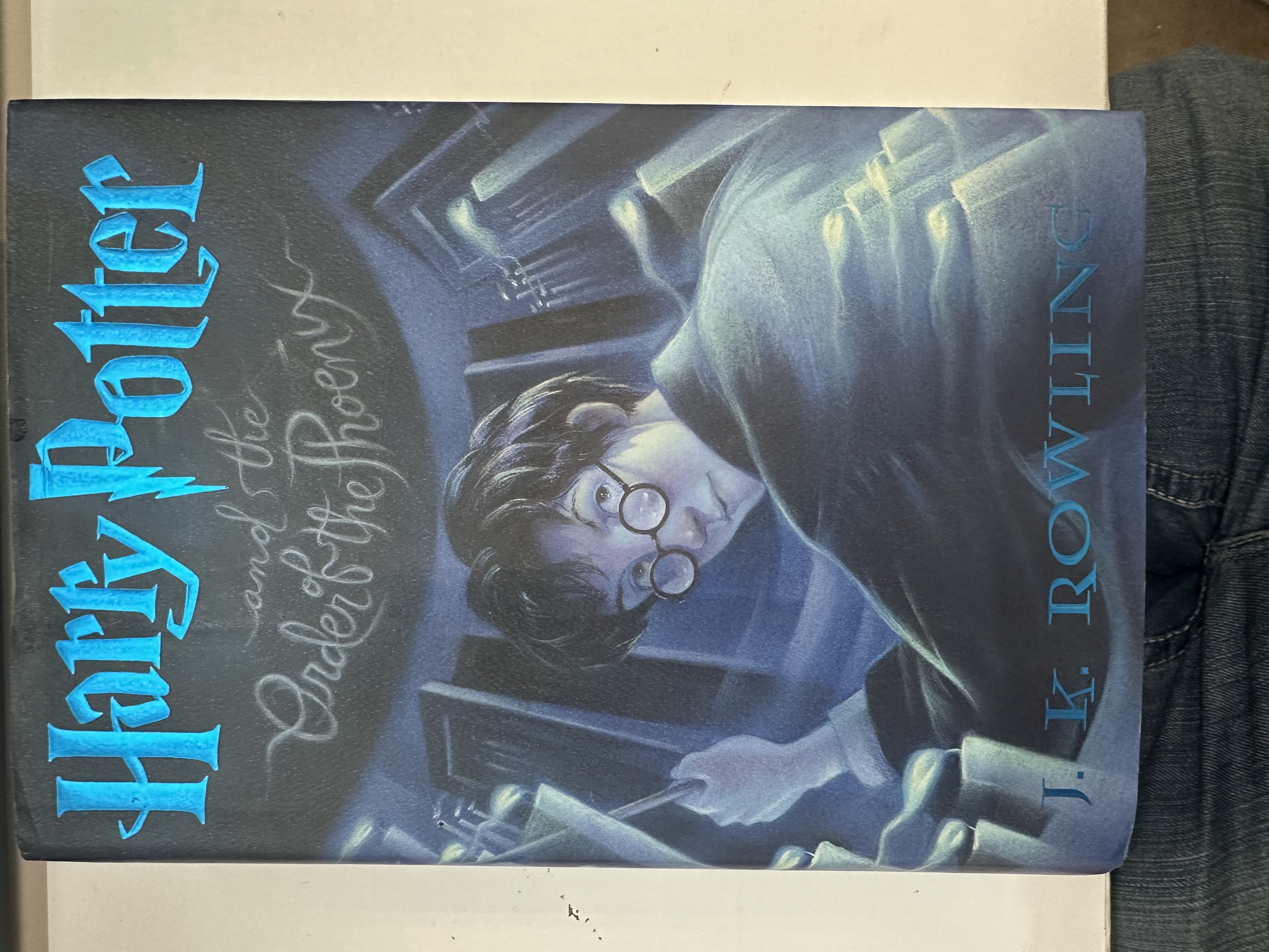 A1335 Harry Potter and the order of the Phoenix signed autographed copy by J. K. Rowling