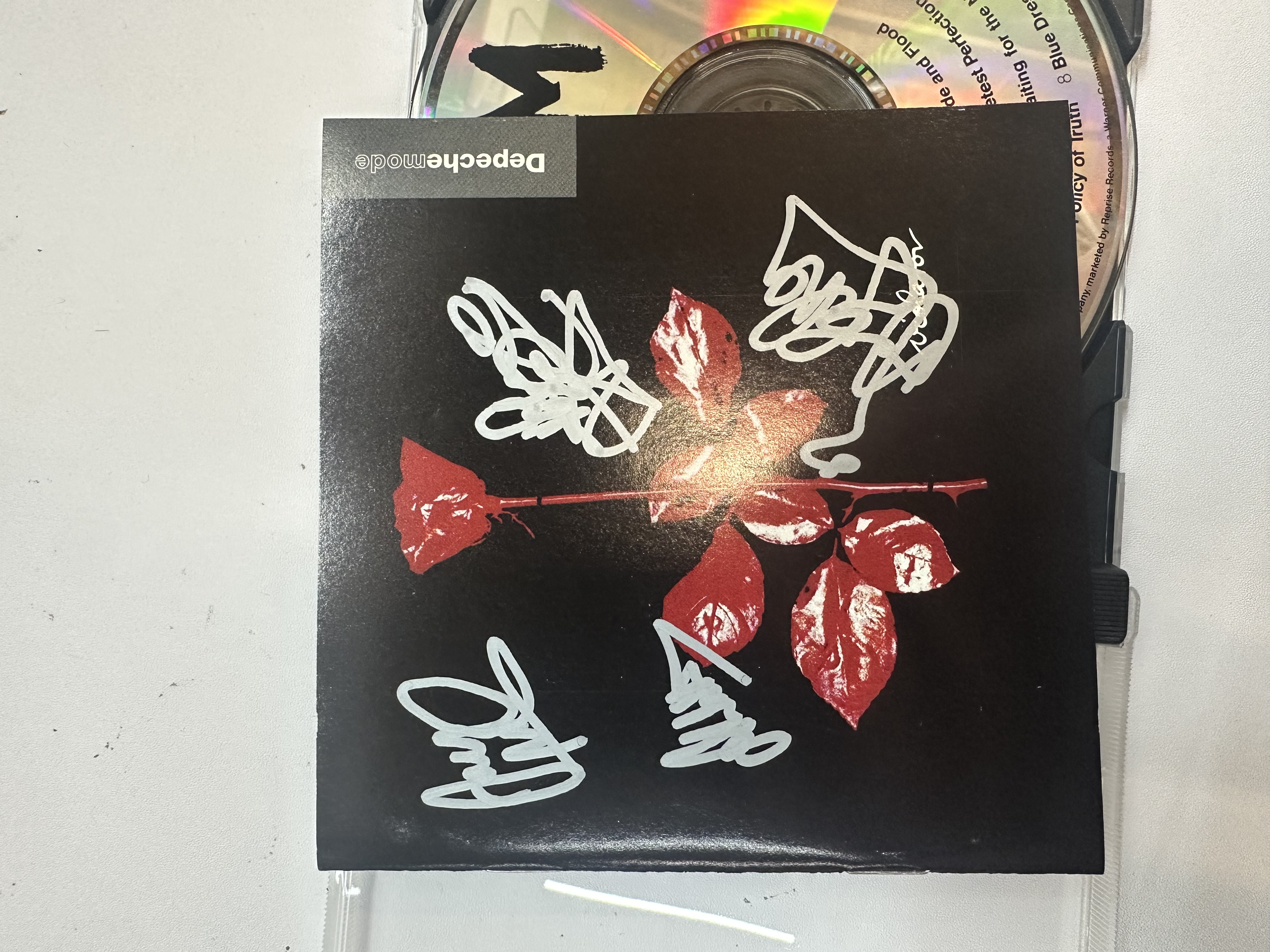 A1247 Depeche Mode violator signed autograph CD booklet