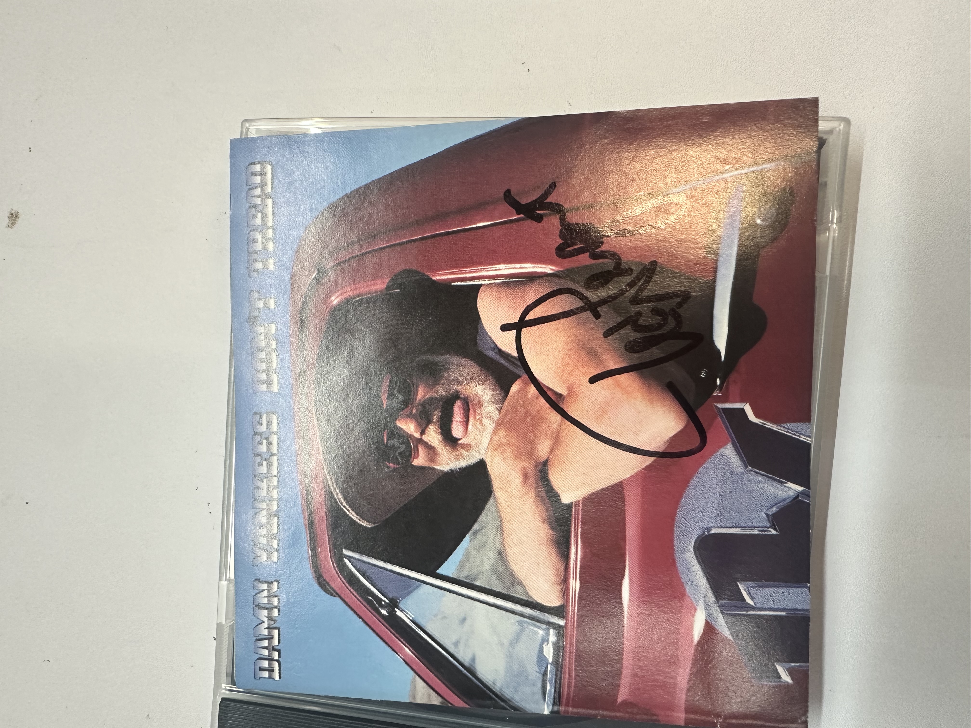 A1295 damn Yankees don’t tread, signed, autographed CD booklet autographed by Ted Nugent