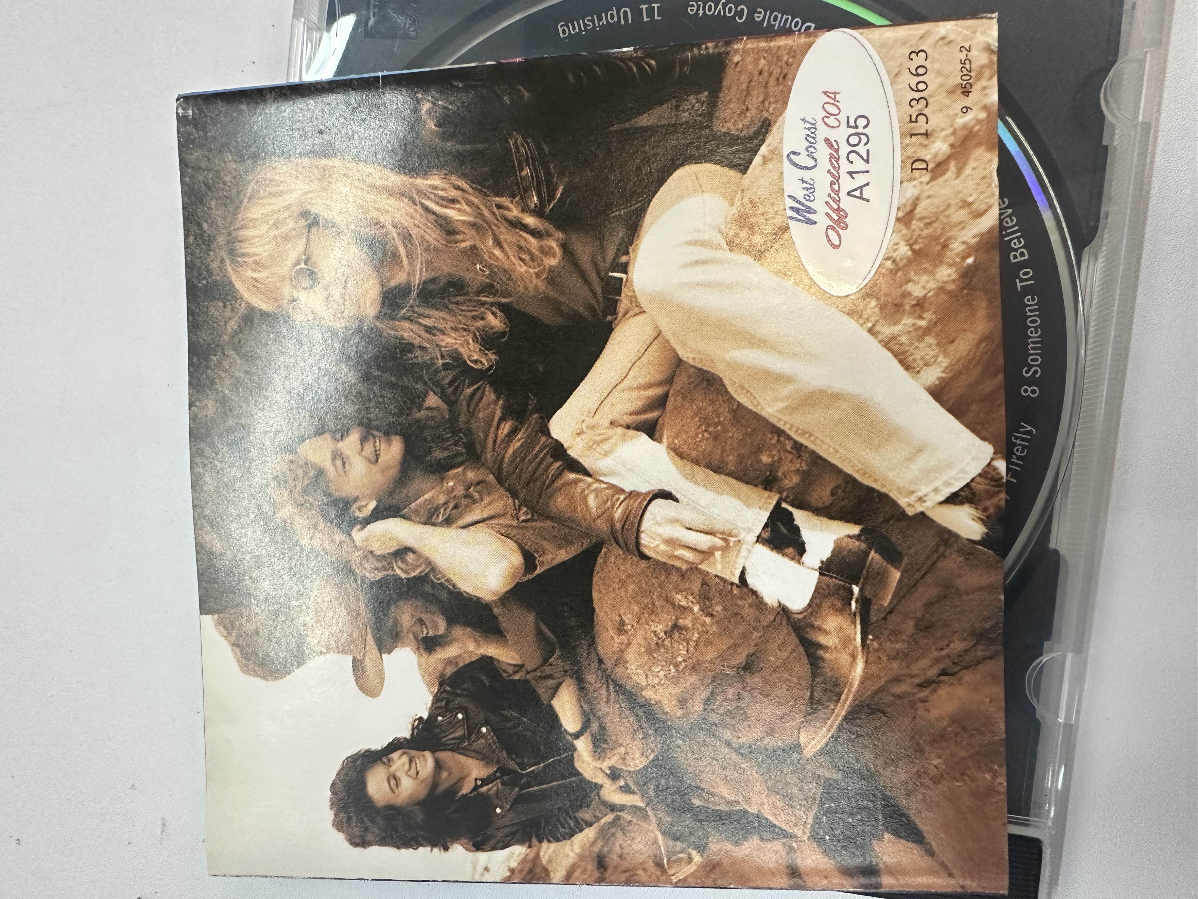 A1295 damn Yankees don’t tread, signed, autographed CD booklet autographed by Ted Nugent