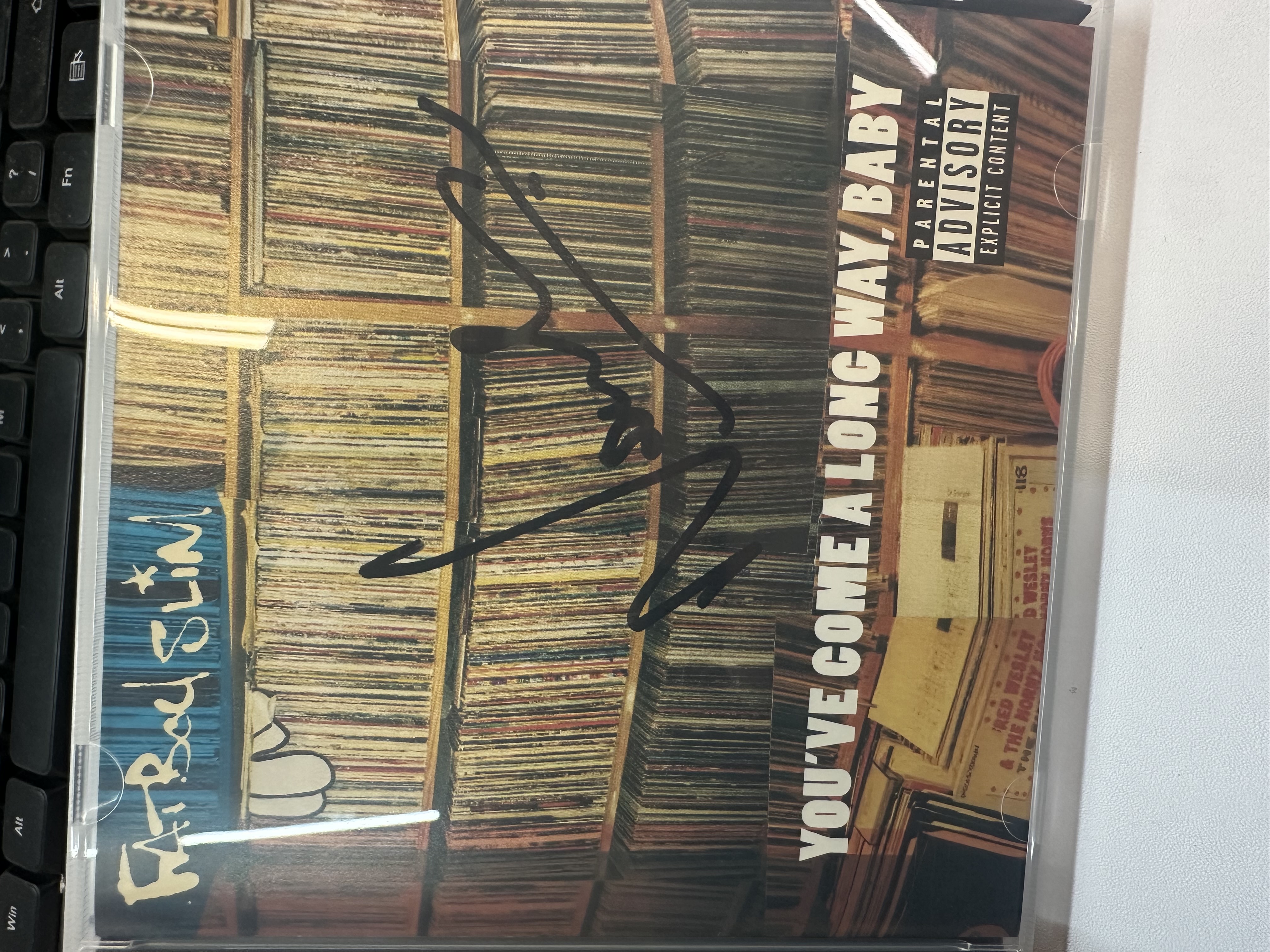 A1332 Fatboy Slim, you’ve come a long way baby signed autographed CD booklet