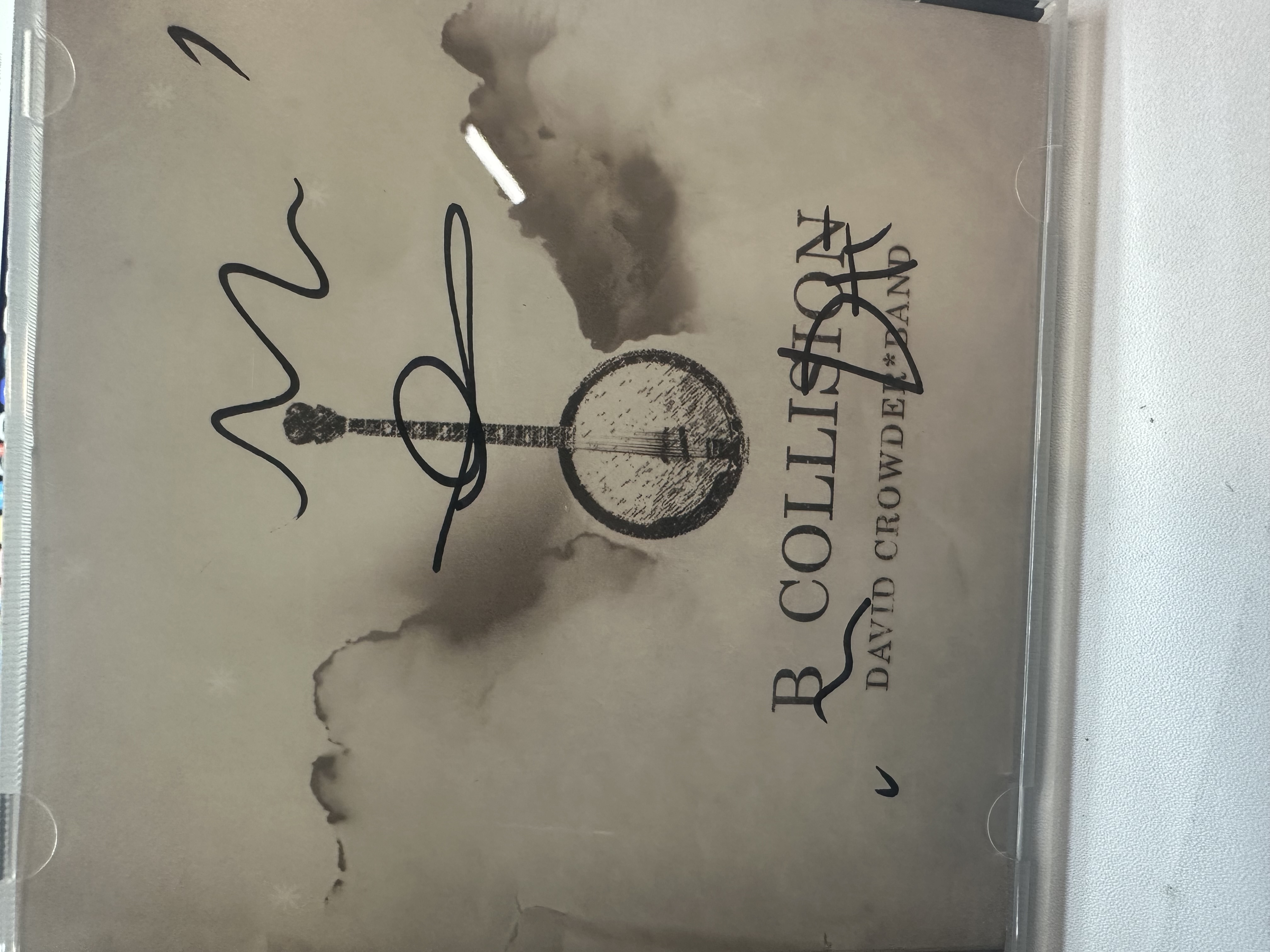 A1388 David Crowder Band signed autograph CD booklet