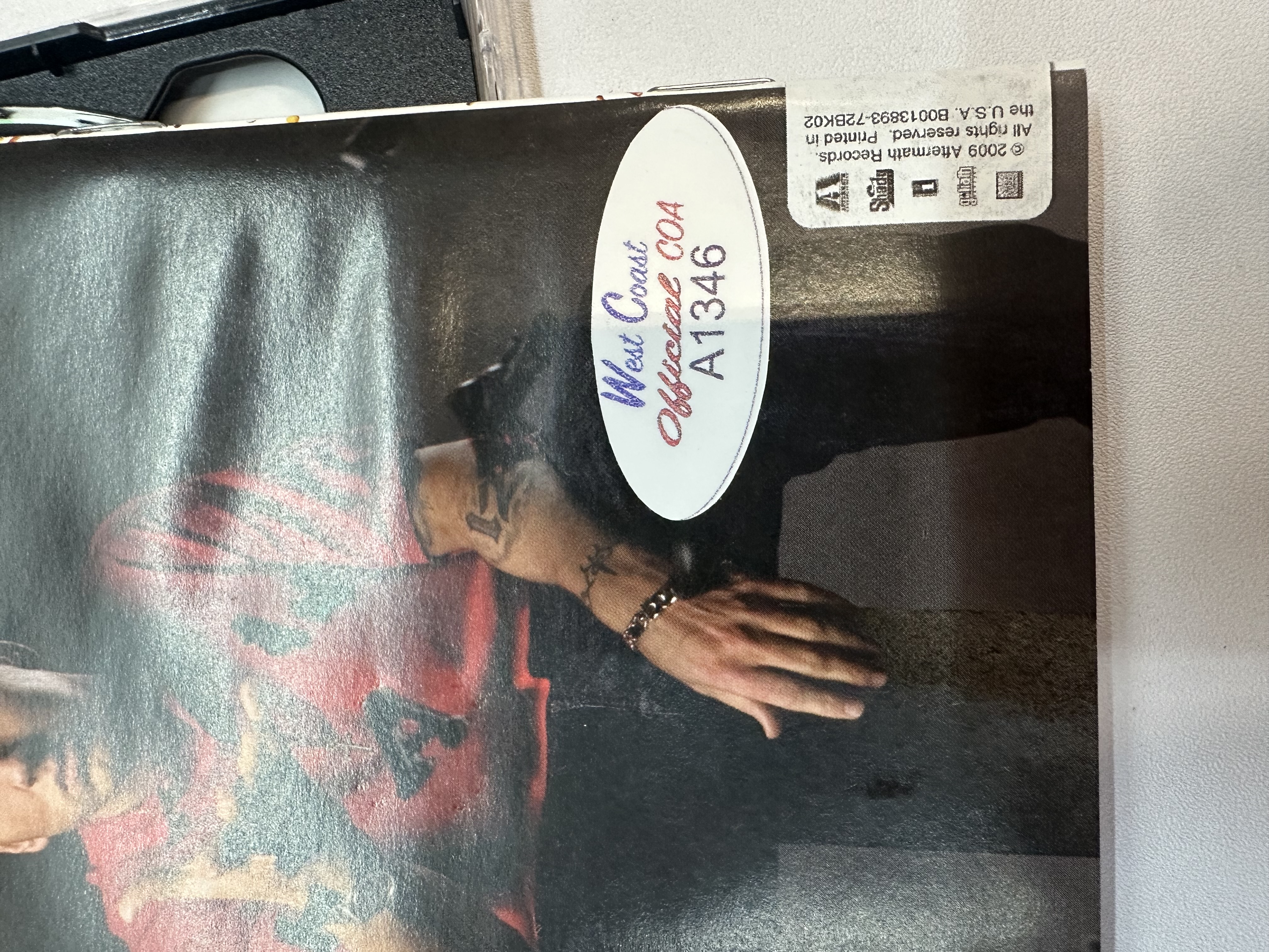 A1346 Eminem relapse refill, signed autographed CD booklet