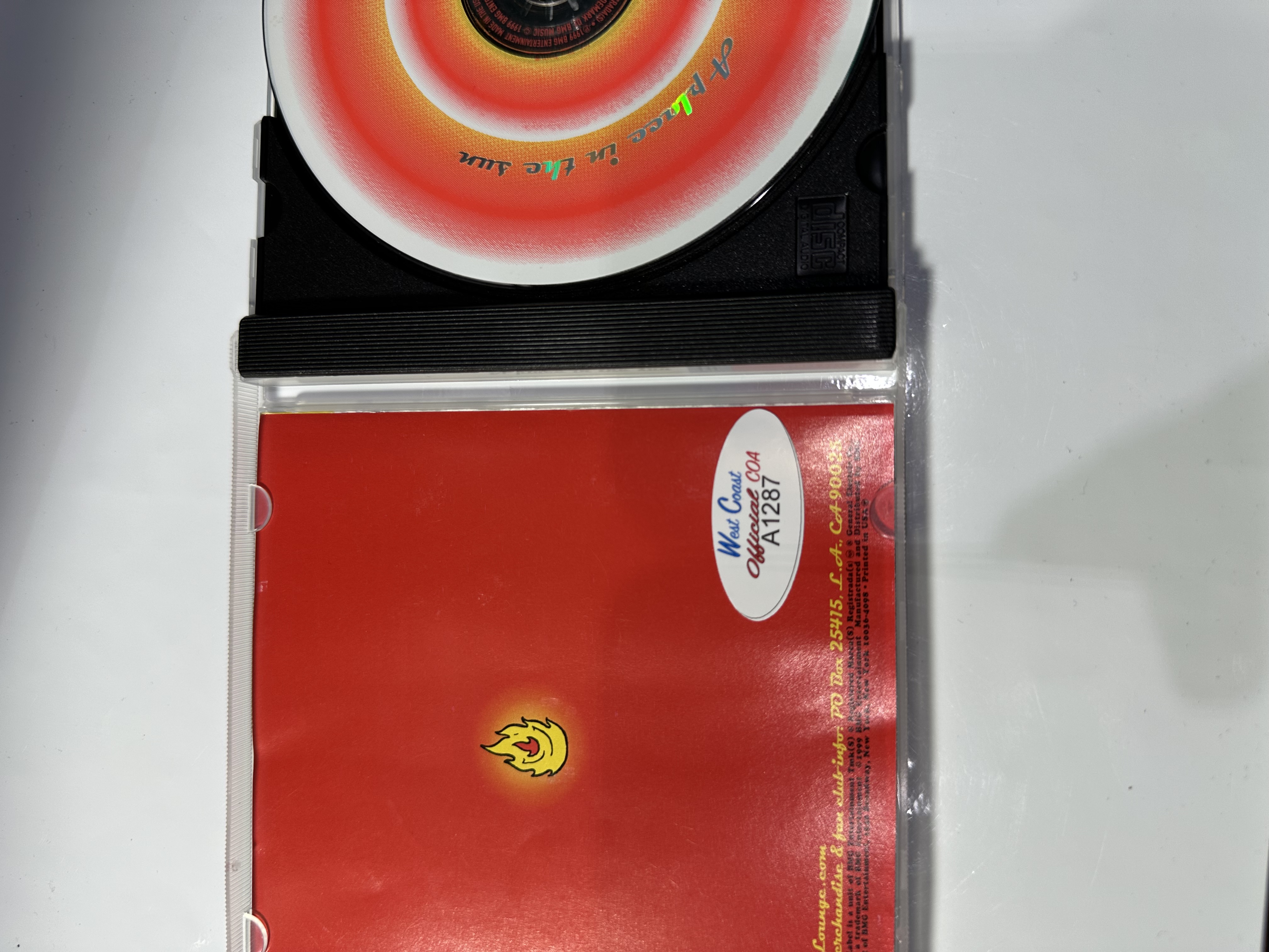 A1287 Let a place in the sun, sign, autograph CD all band members