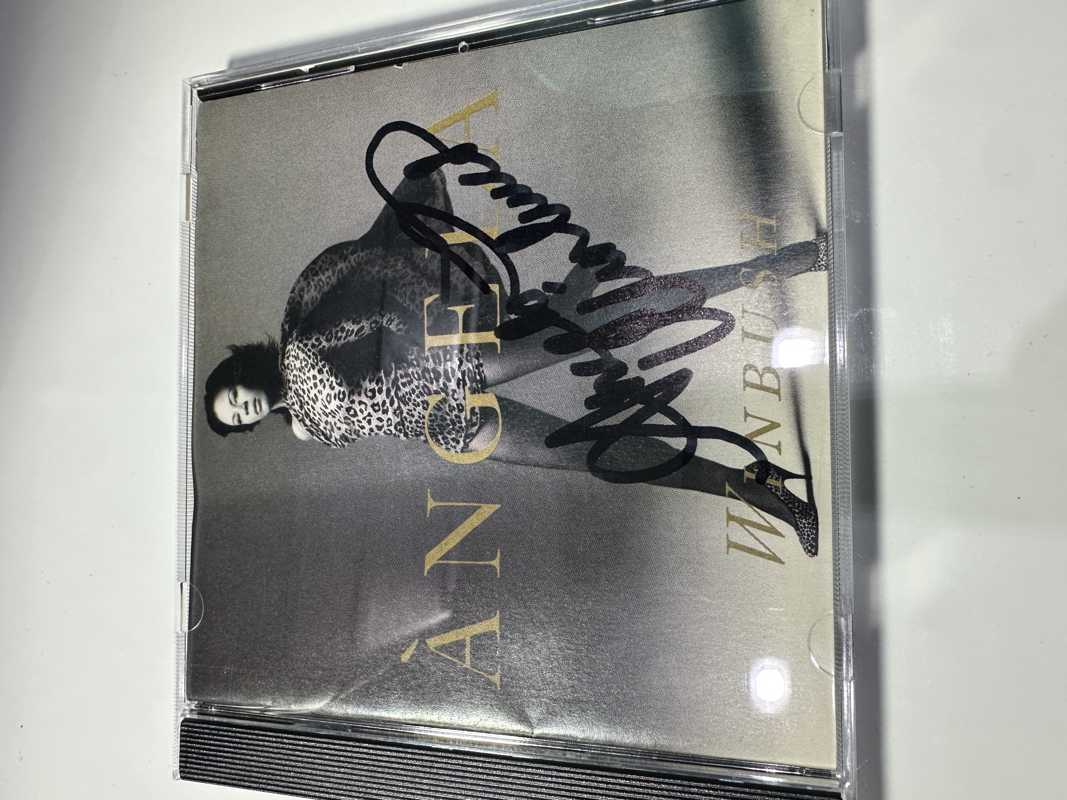 A1200 Angela Winbush assigned autographed CD