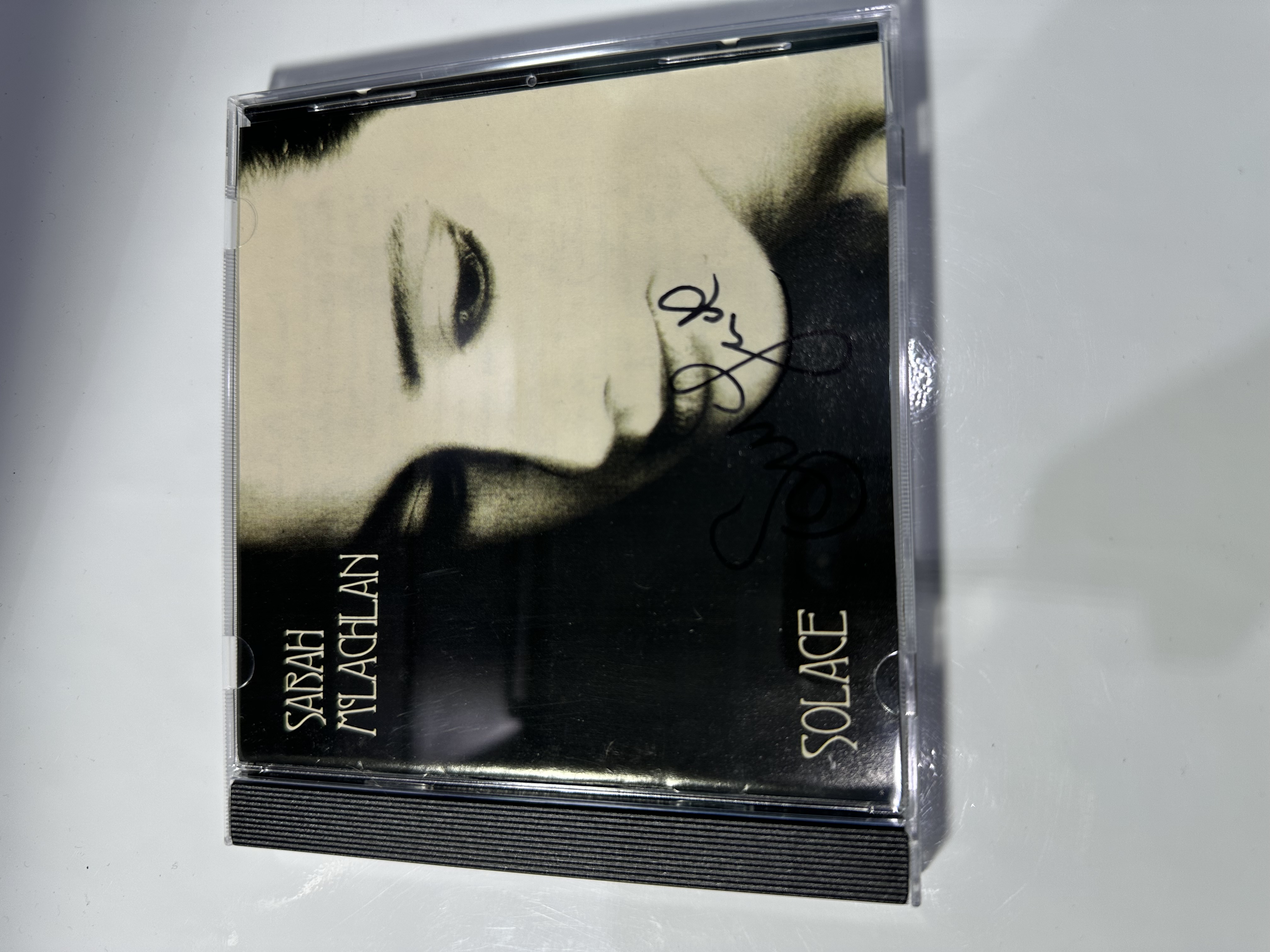 A1296 Sarah McLaughlin solace signed autographed CD