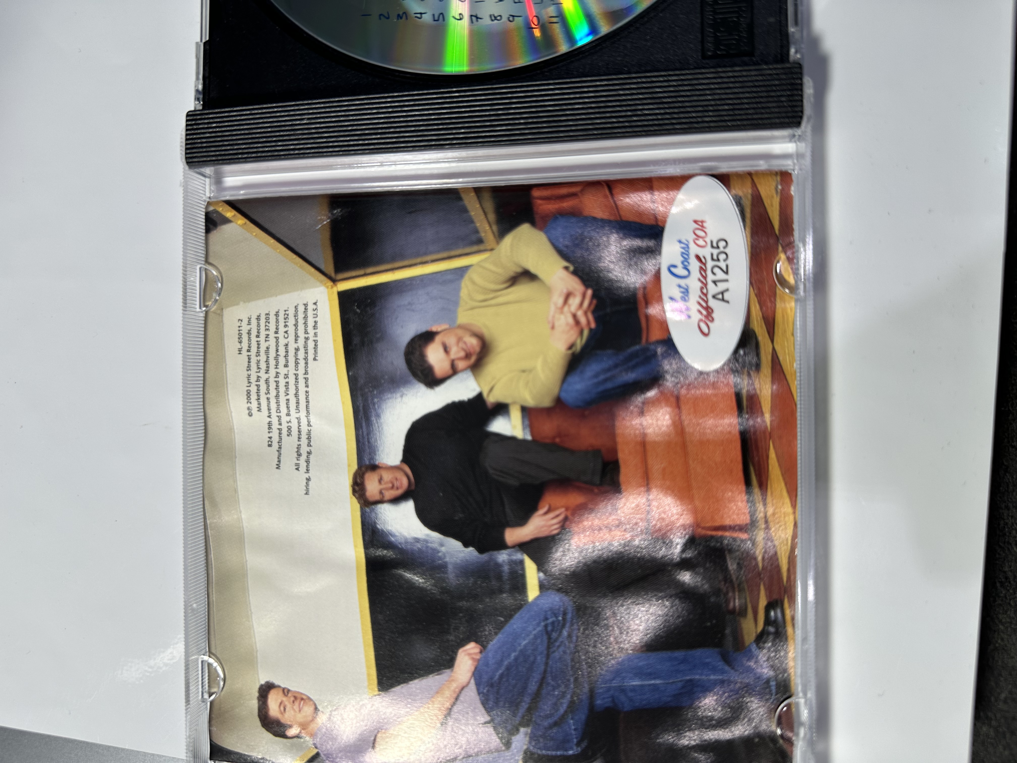 A1255 rascal Flatts signed autographed CD signed by all three members