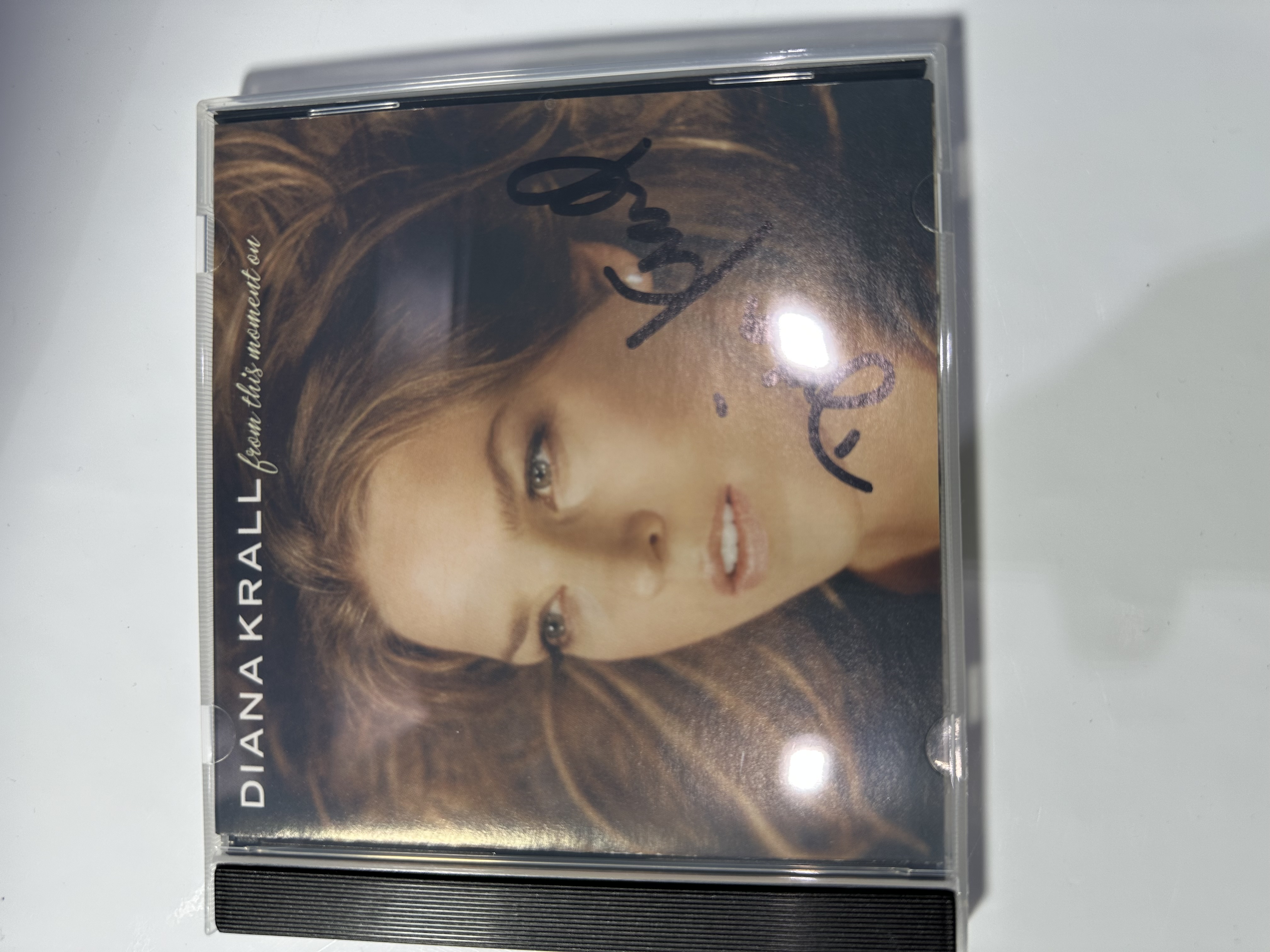 A1234 Dana crawl from this moment on signed autographed CD