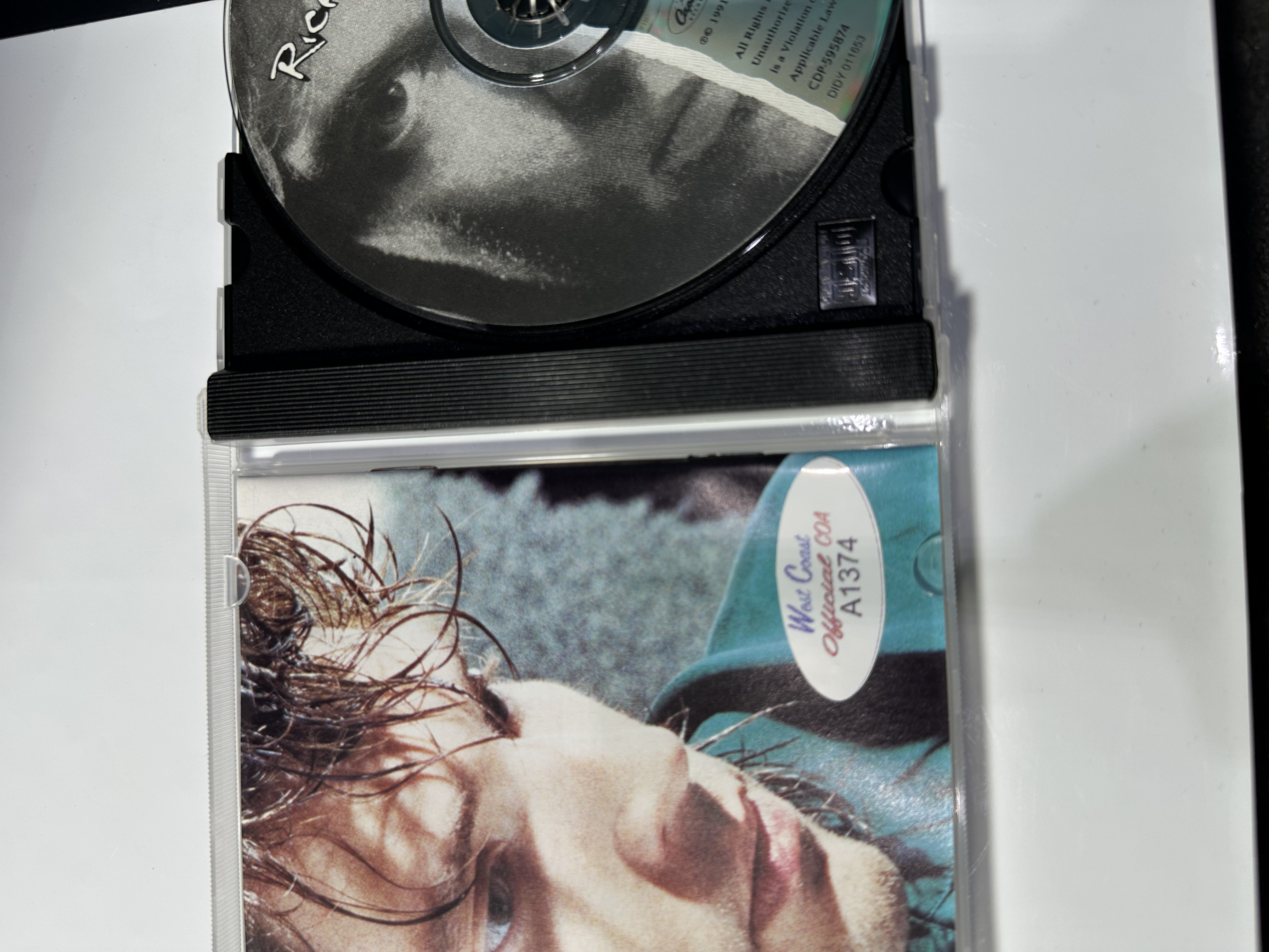 A1374 Richard Marx Rush Street signed autographed CD