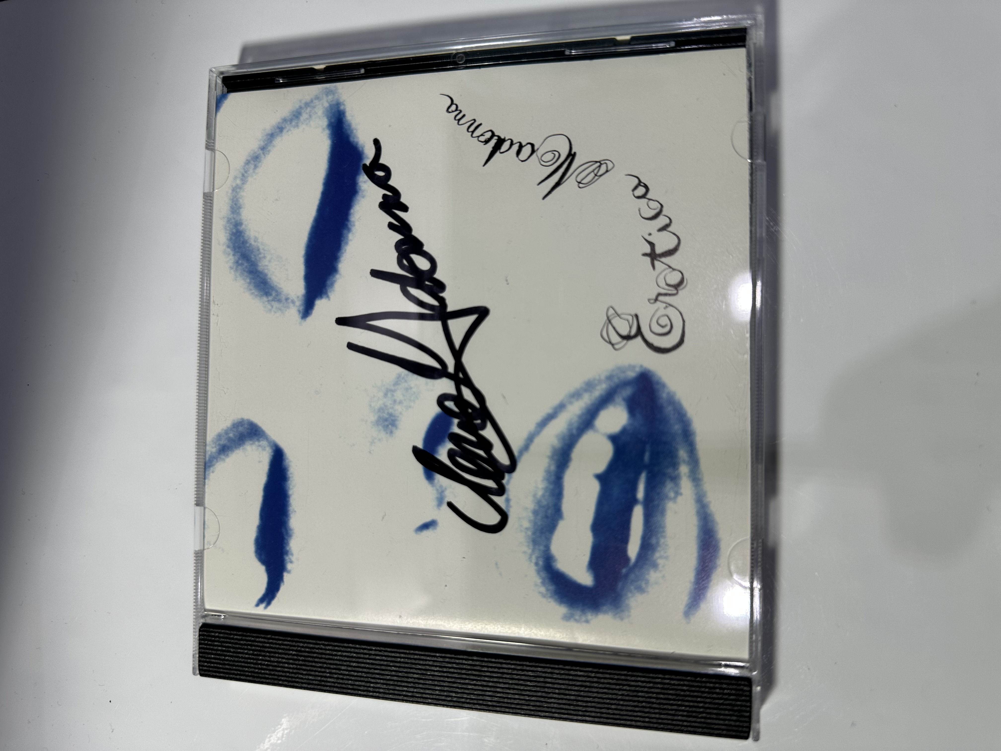 A1345 Madonna erotica signed, autographed CD booklet