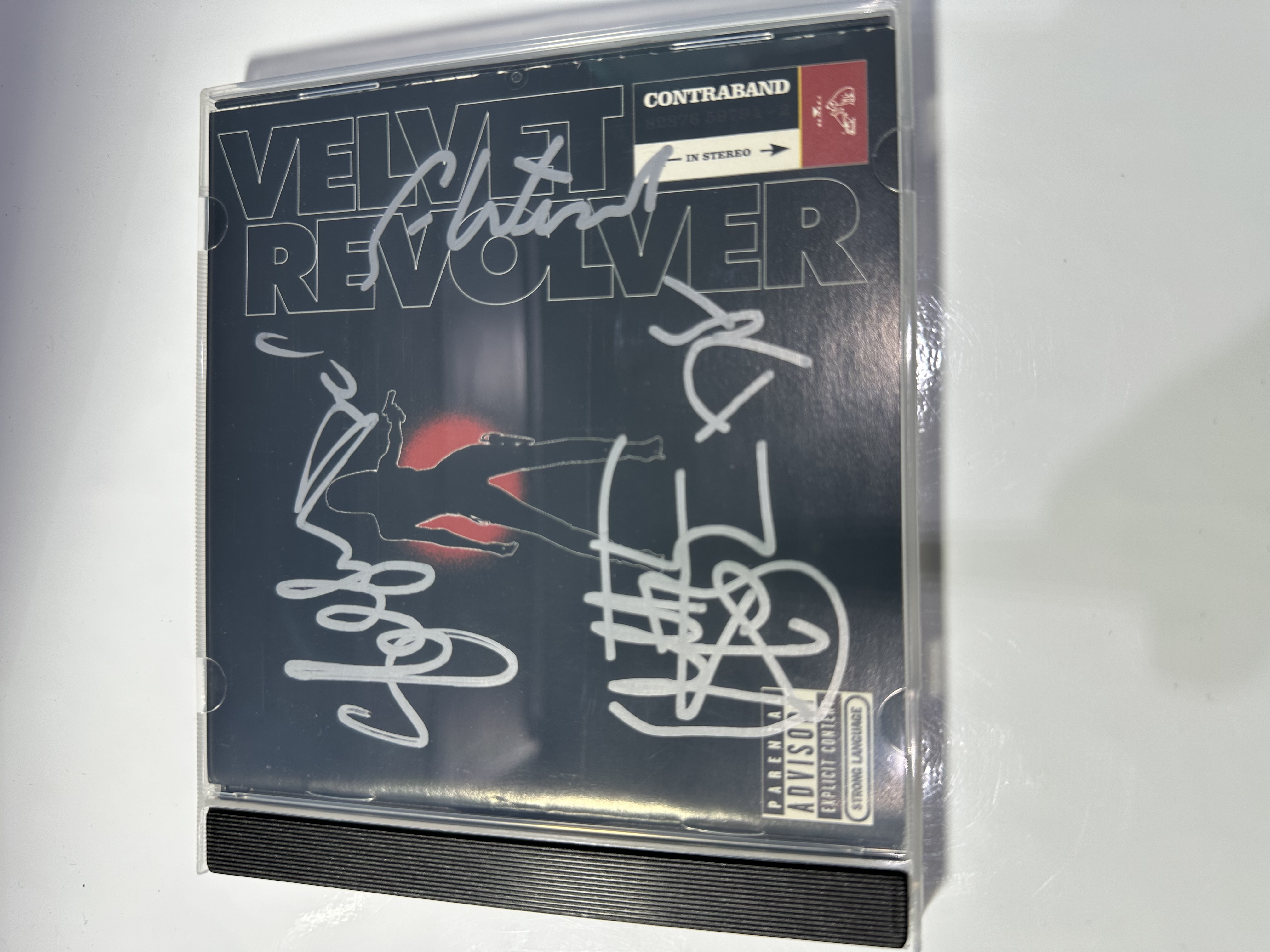 A1299 velvet revolver, contraband signed, autographed CD book