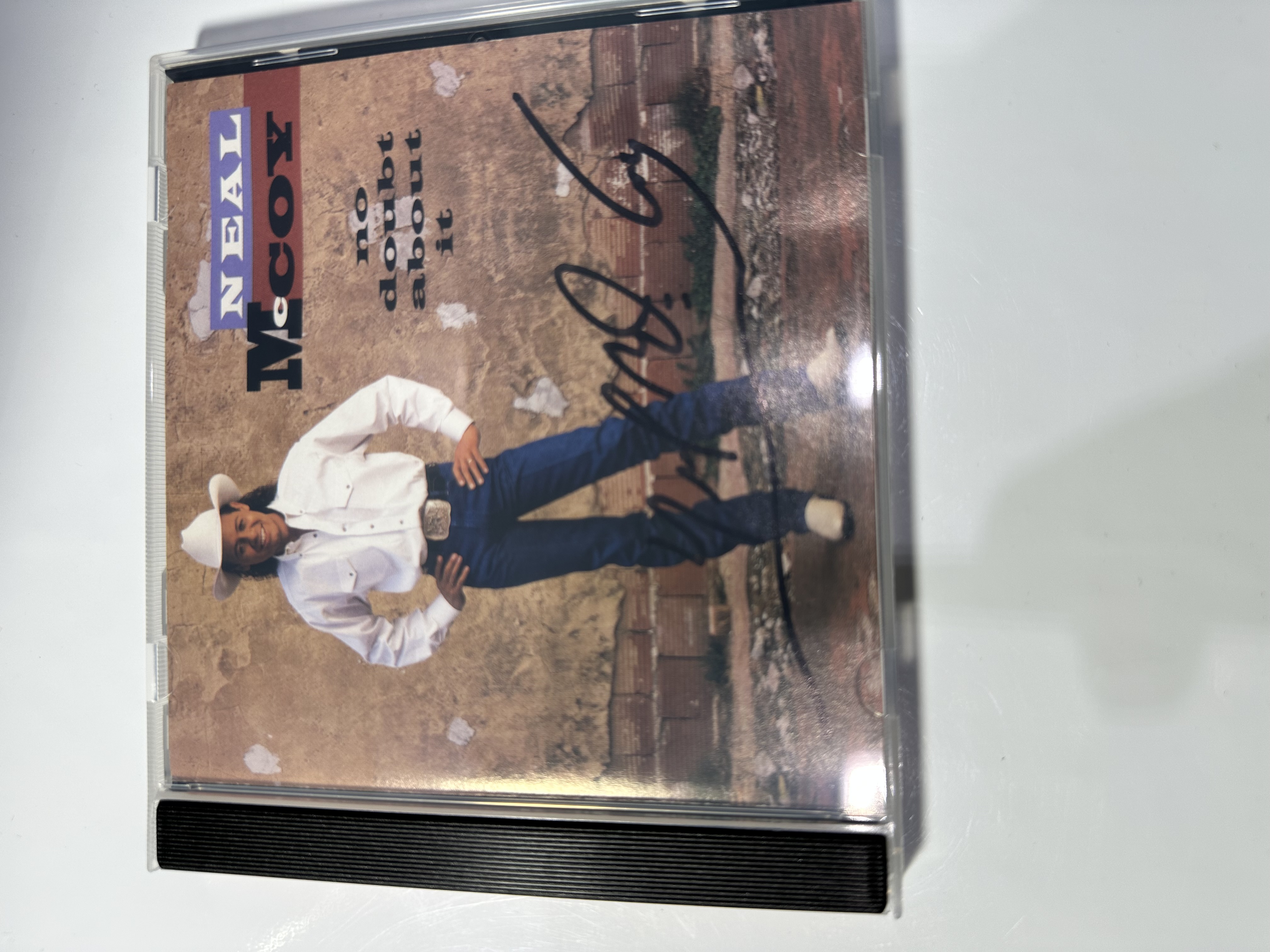 A1381 Neal McCoy no doubt about it signed autographed CD booklet